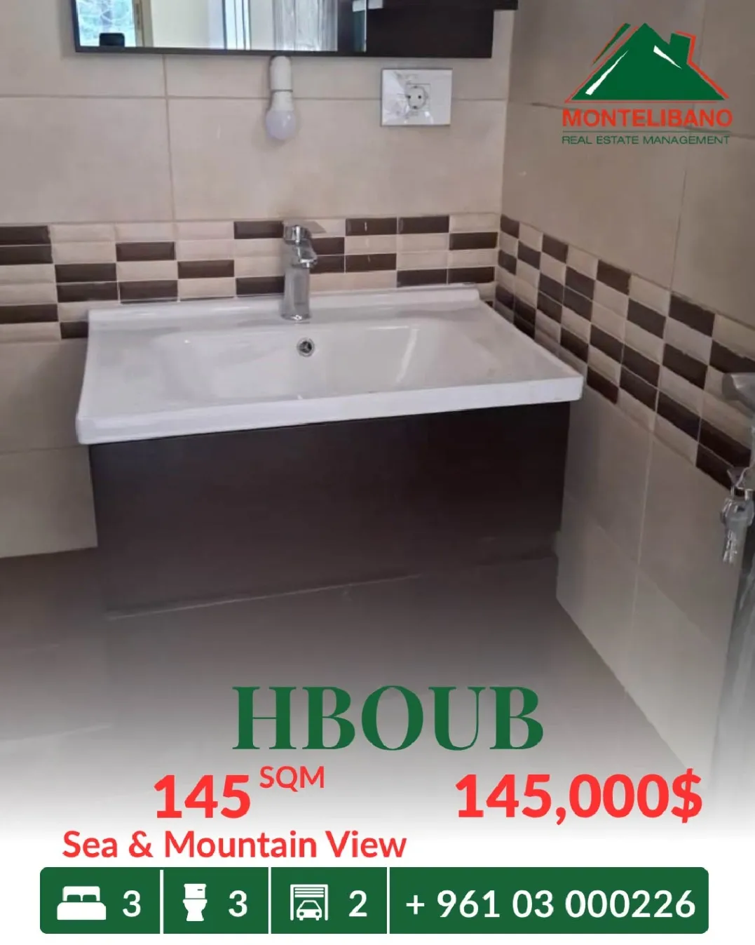 Apartment for sale in Habboub, Lebanon