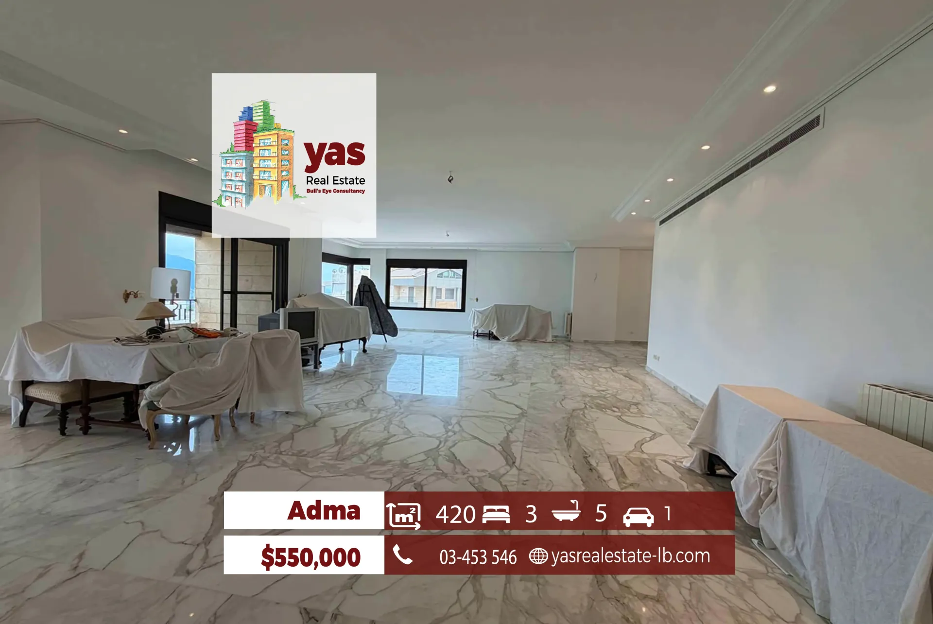 Apartment for Sale in Adma - 3 bed, 5 bath