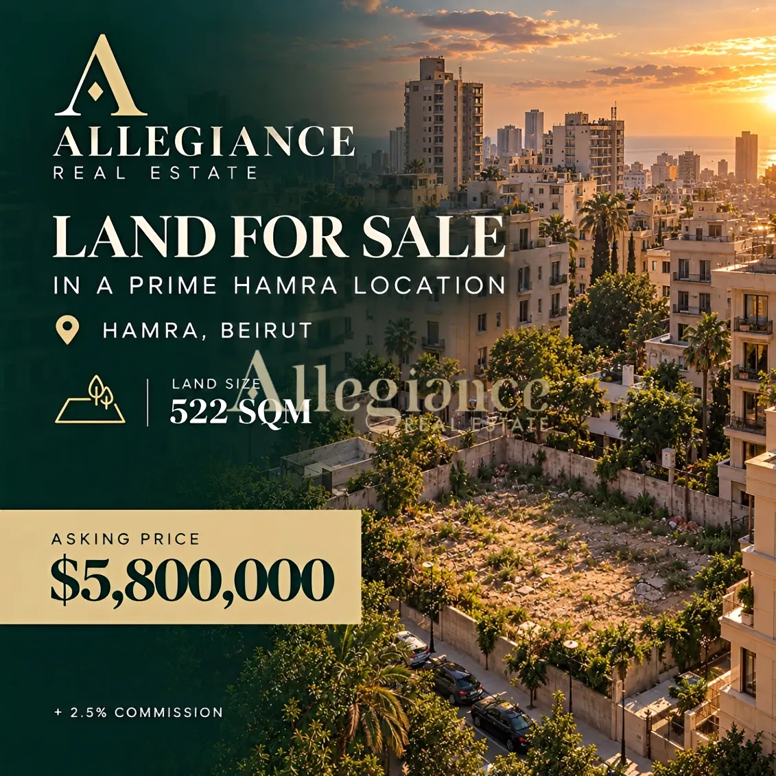 Residential Land for sale in Hamra