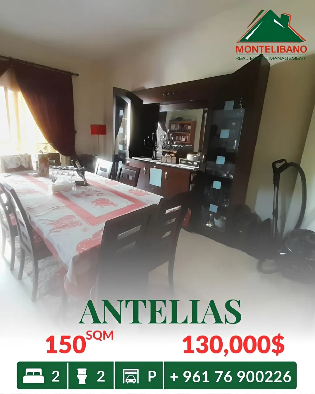 Apartment for sale in Antelias