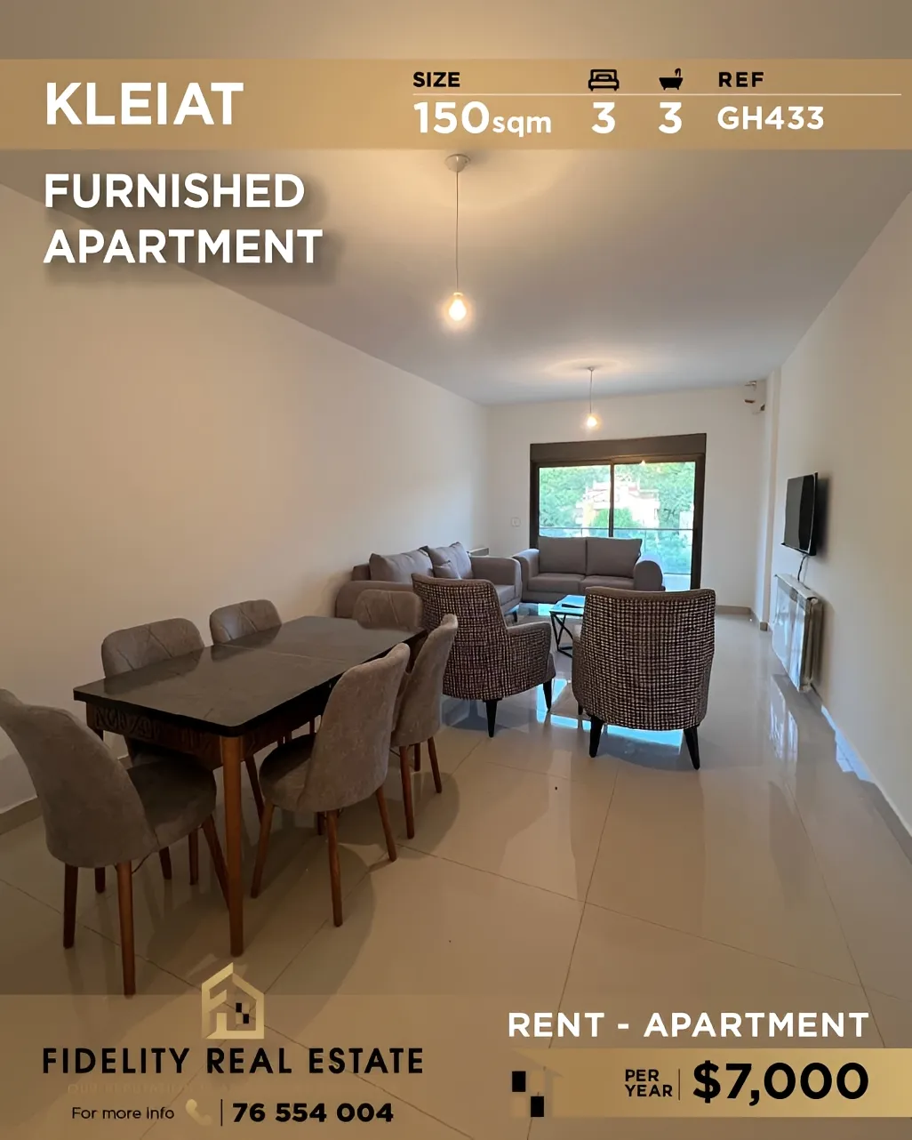 Apartment for rent in Qlayaat, Lebanon - 3 bed, 3 bath