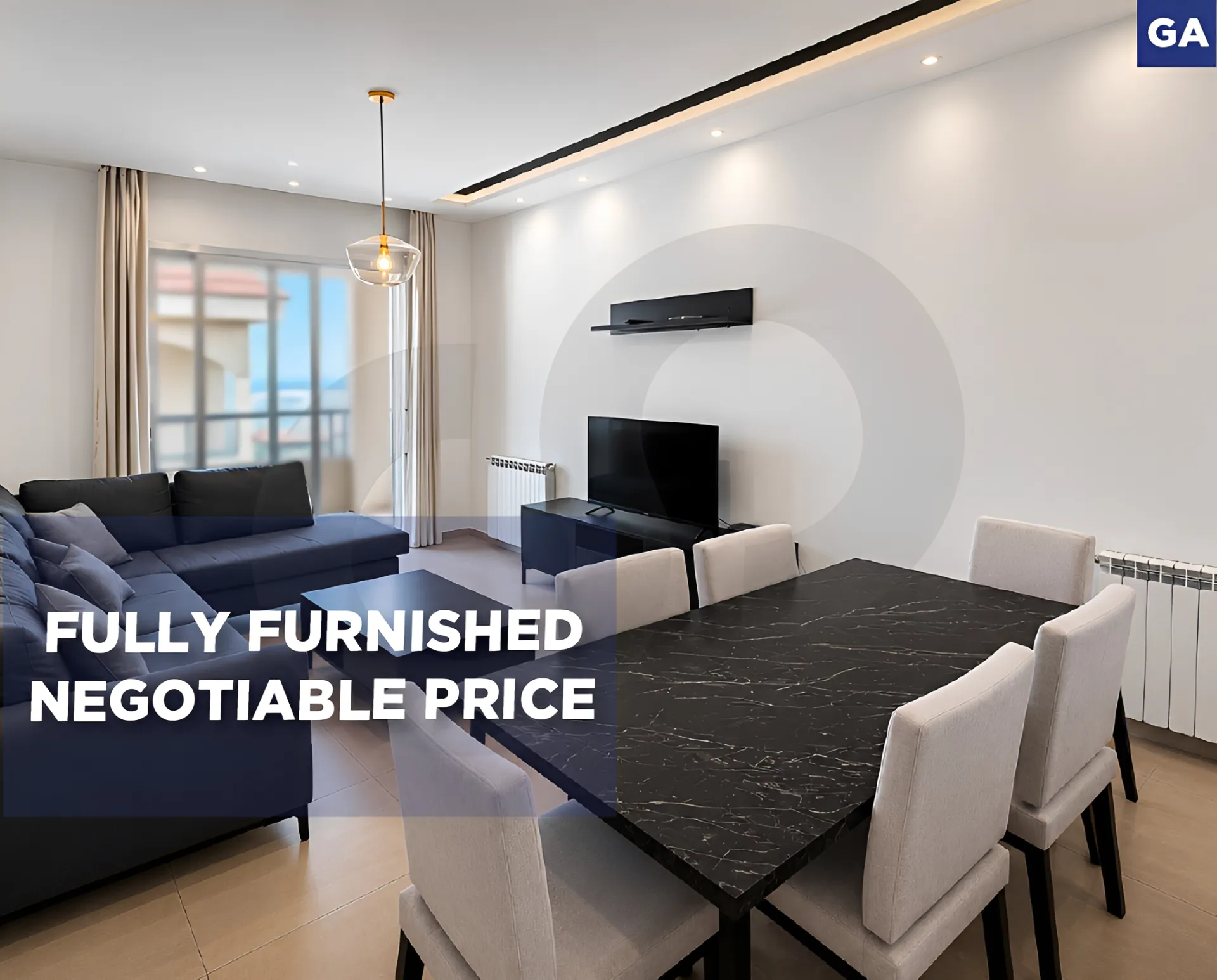Apartment for Rent in Mansourieh - 2 bed, 2 bath