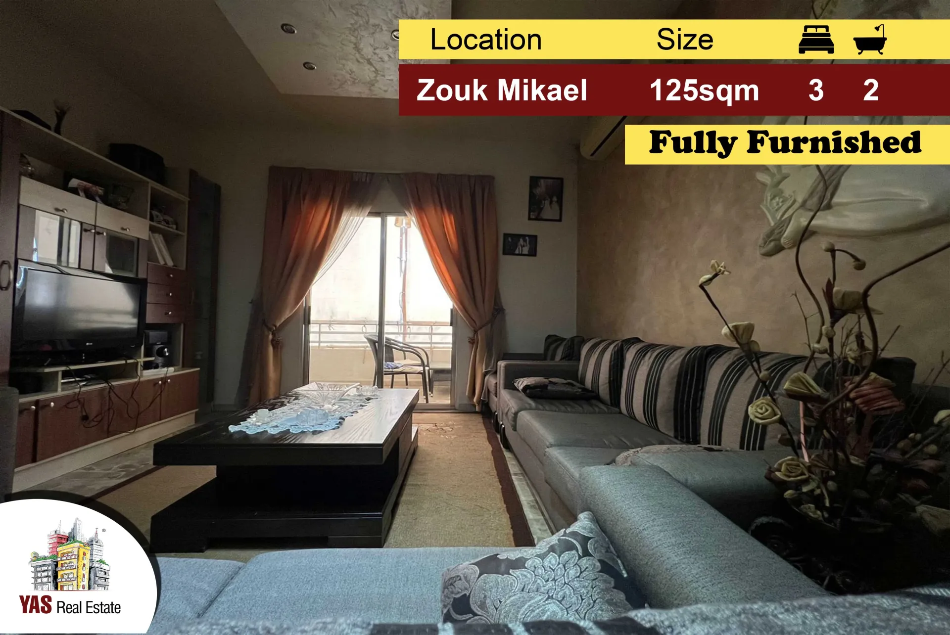 Apartment for Sale in Zouk Mikael