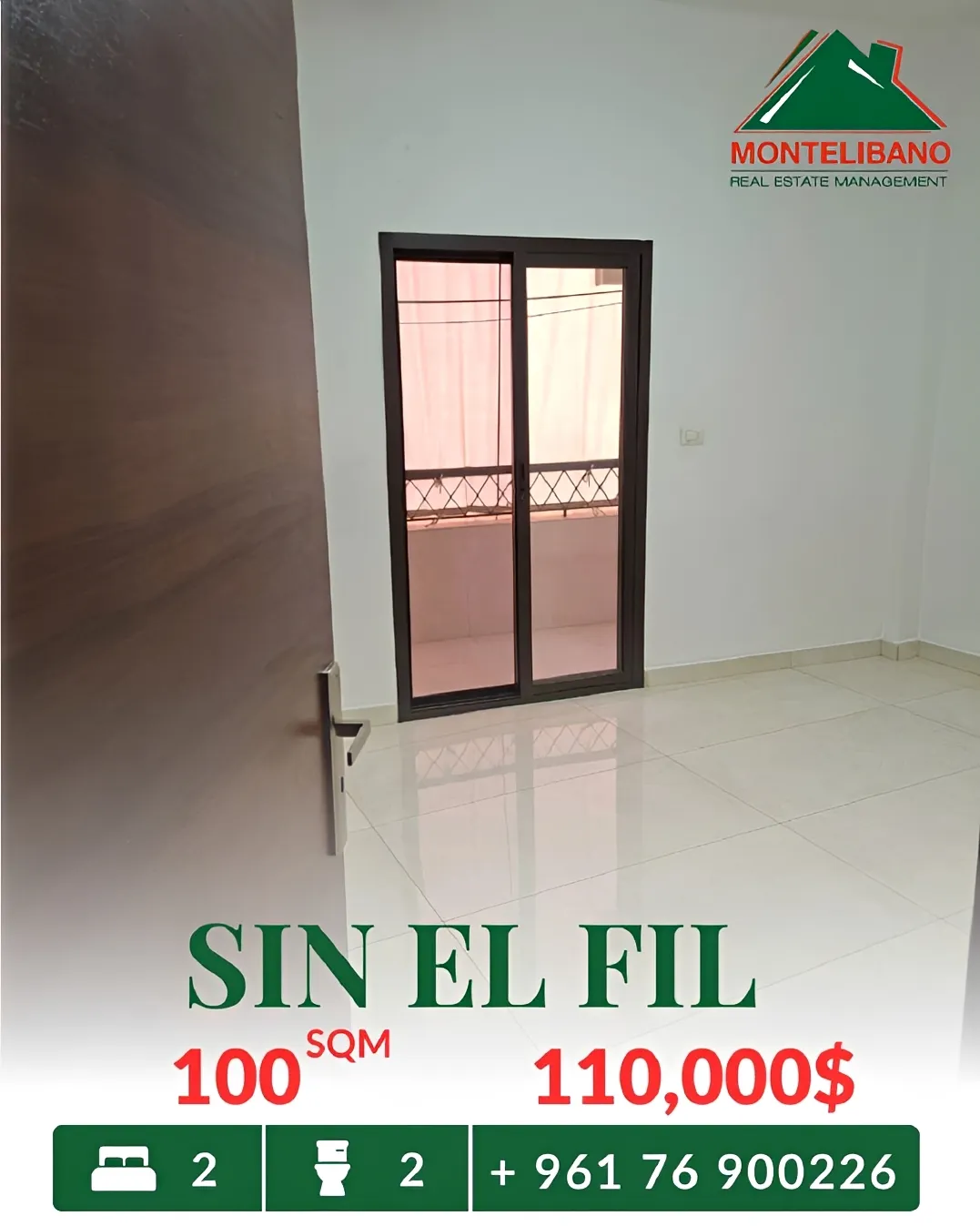 Apartment for sale in Sin El Fil, Lebanon