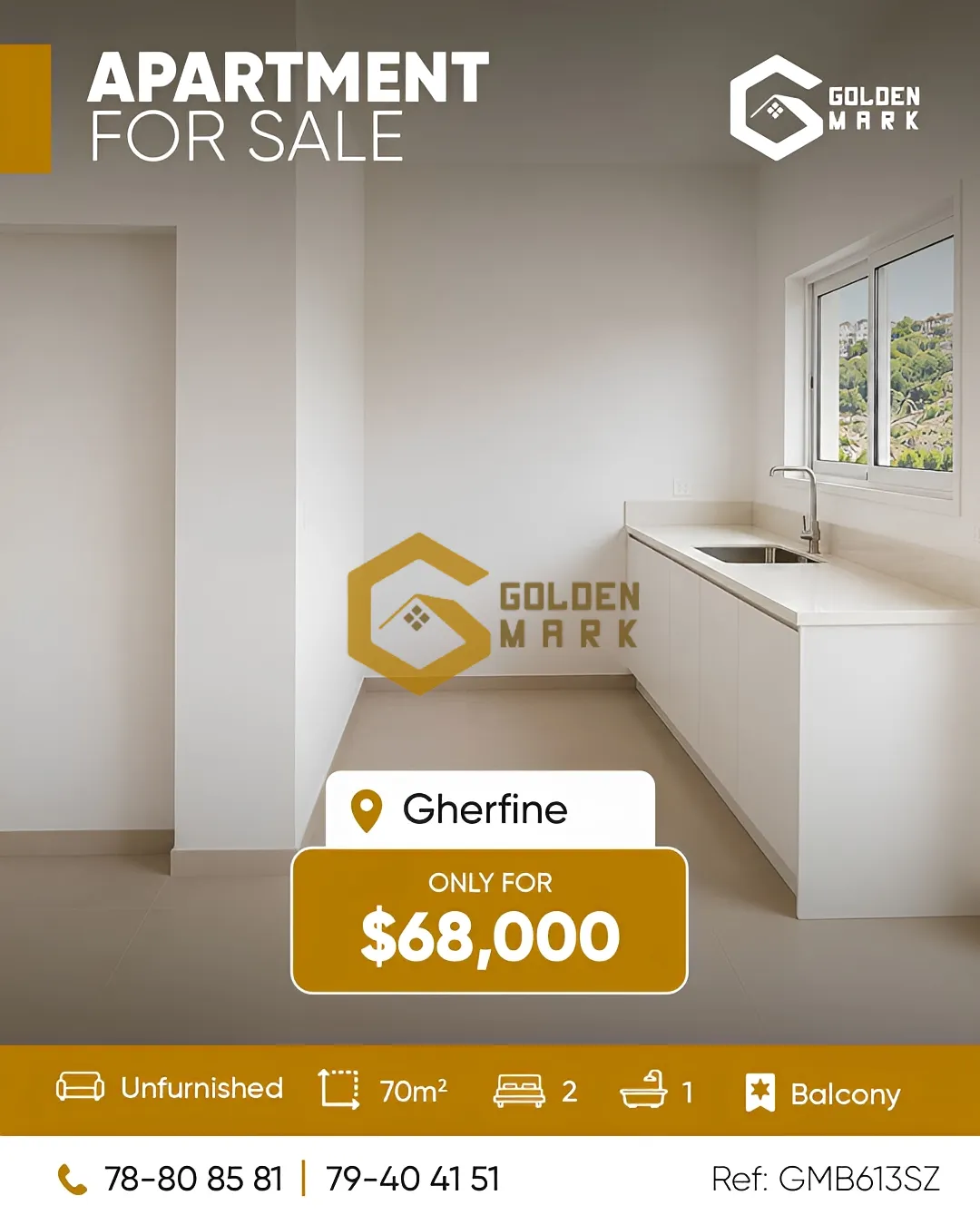Apartment for sale in Gharfine
