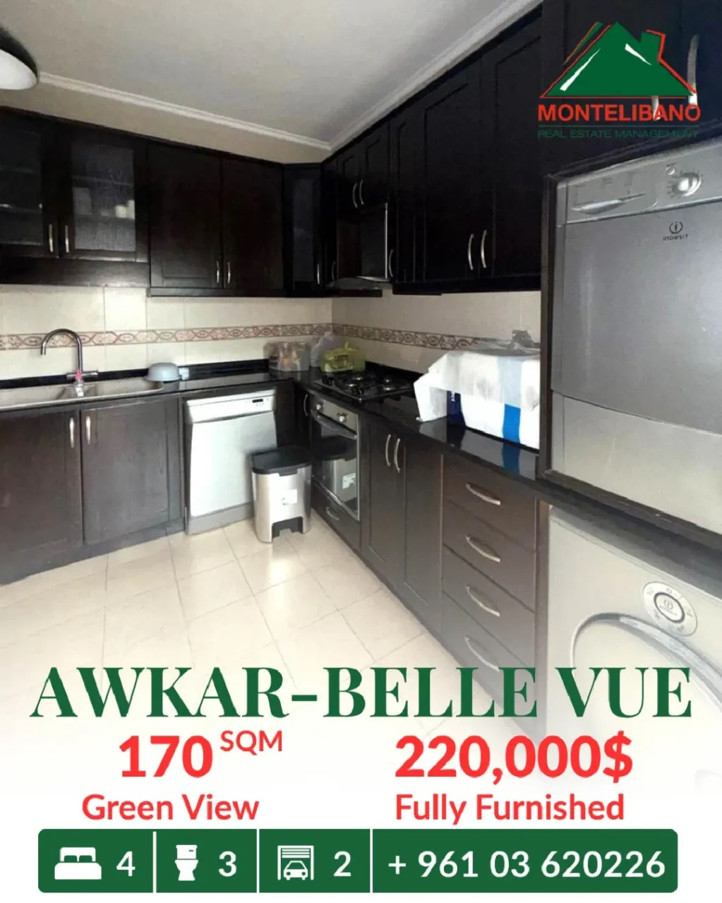 Apartment for sale in Beit Aaoukar, Lebanon