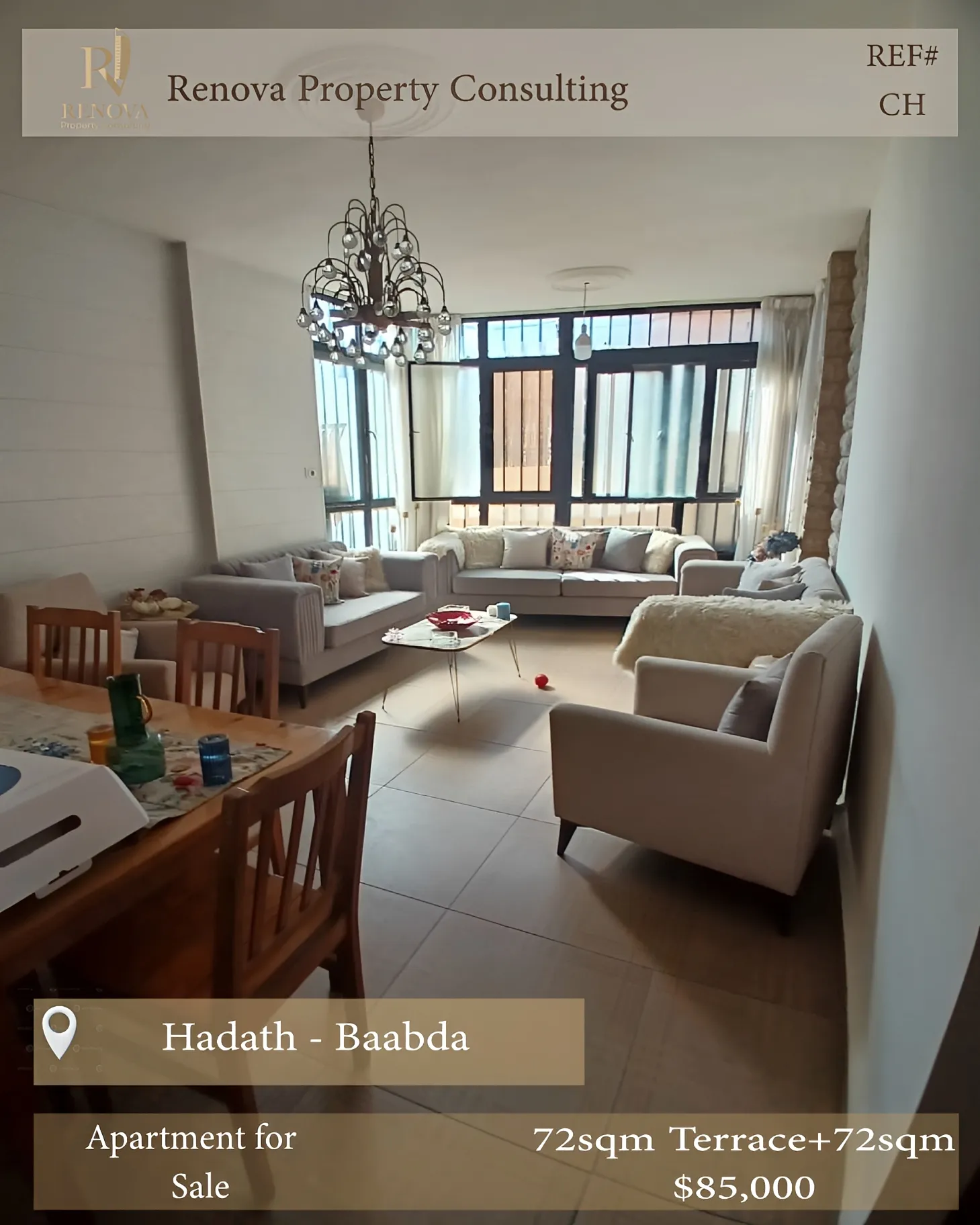 Apartment for sale in Hadath, Lebanon - 2 bed, 2 bath