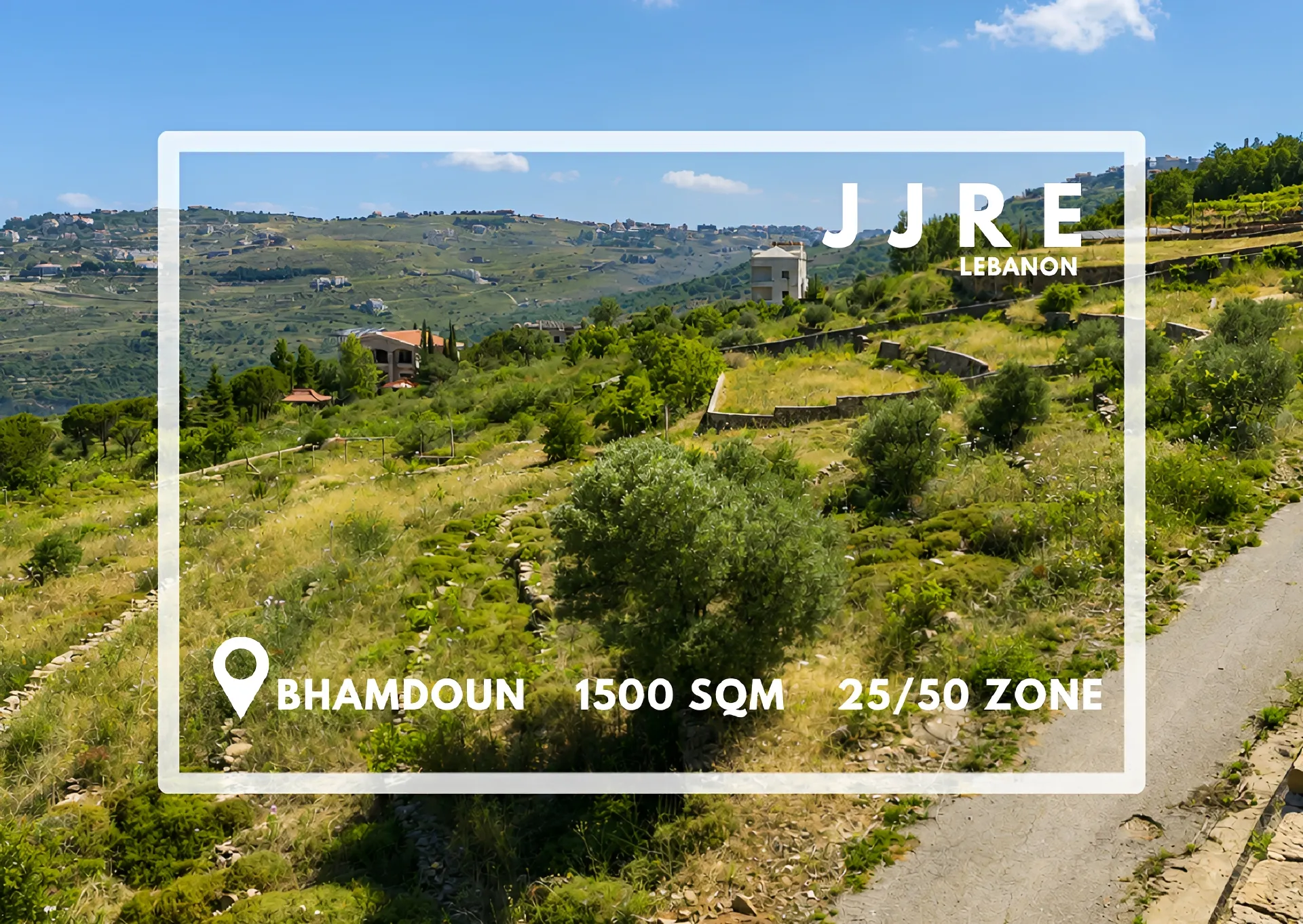 Land for sale in Bhamdoun, lebanon