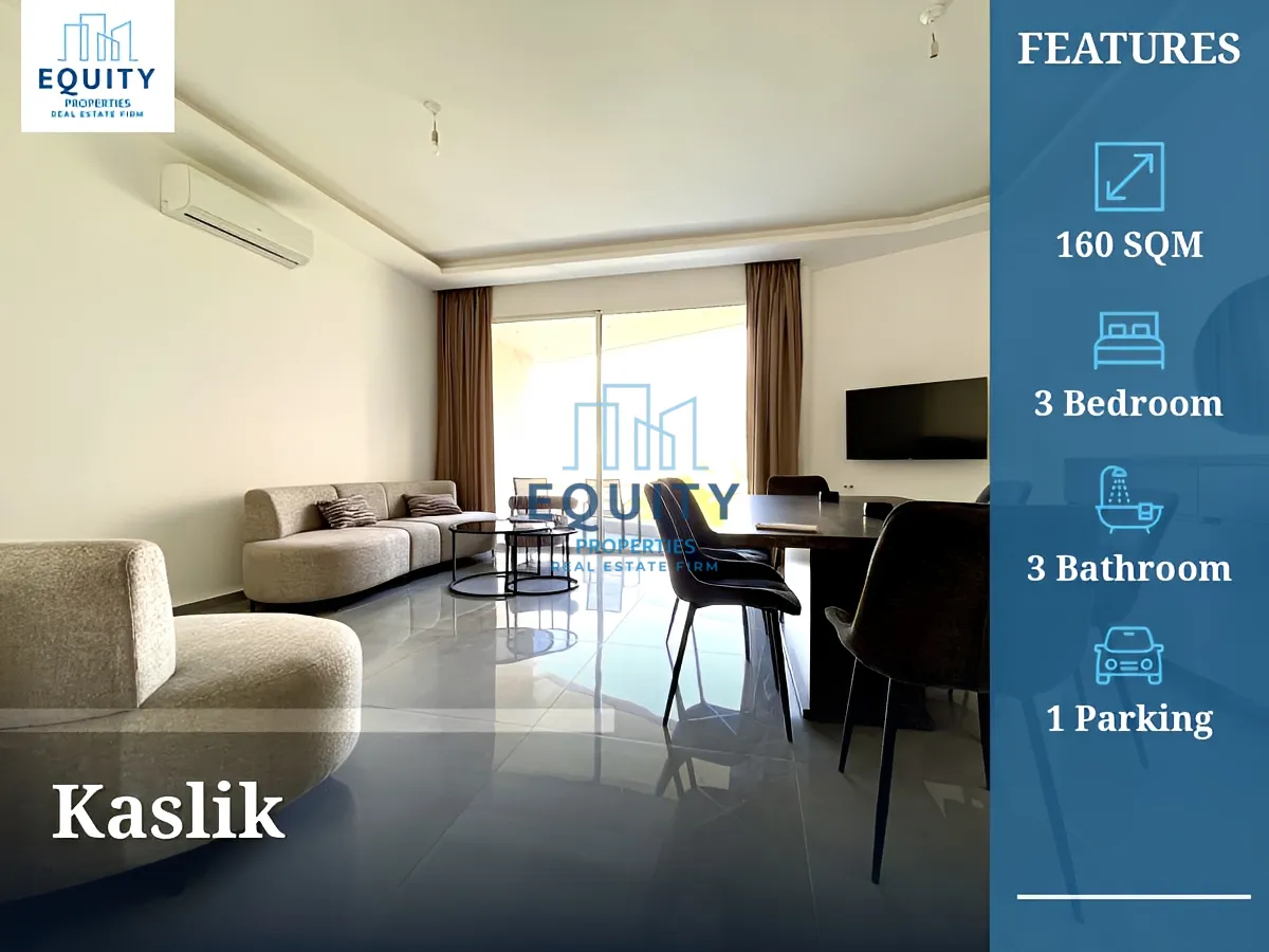 Apartment for rent in Kaslik