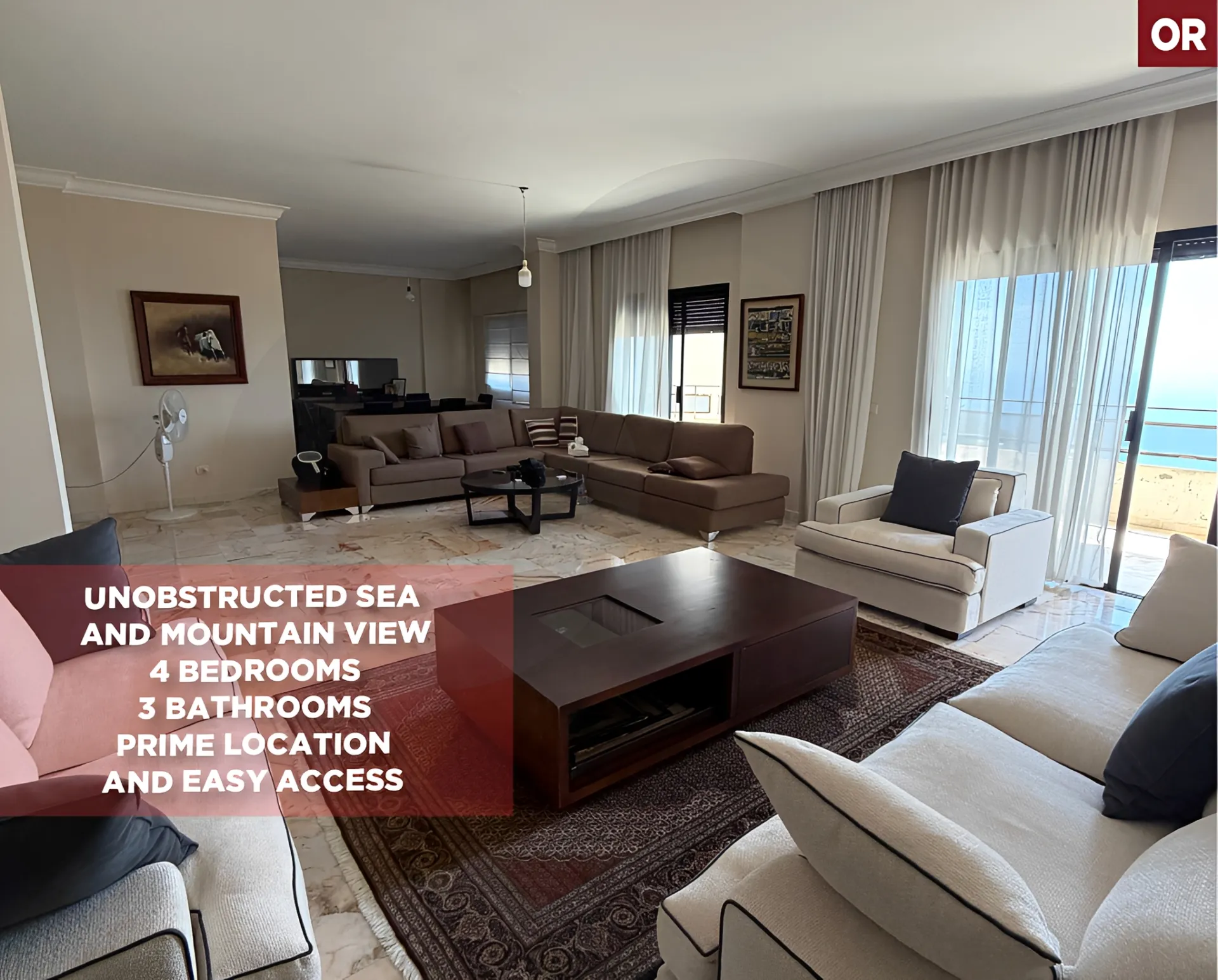 Apartment for Sale in Dawhet el Hoss - 4 bed, 3 bath
