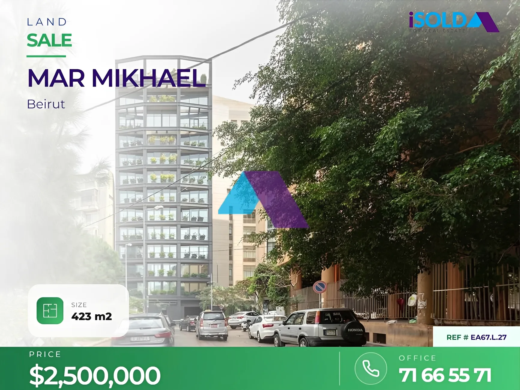 Residential Land for sale in Mar Mikhael, Beirut, Lebanon