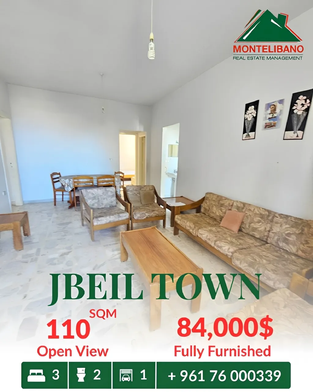 Apartment for sale in Jbeil, Lebanon