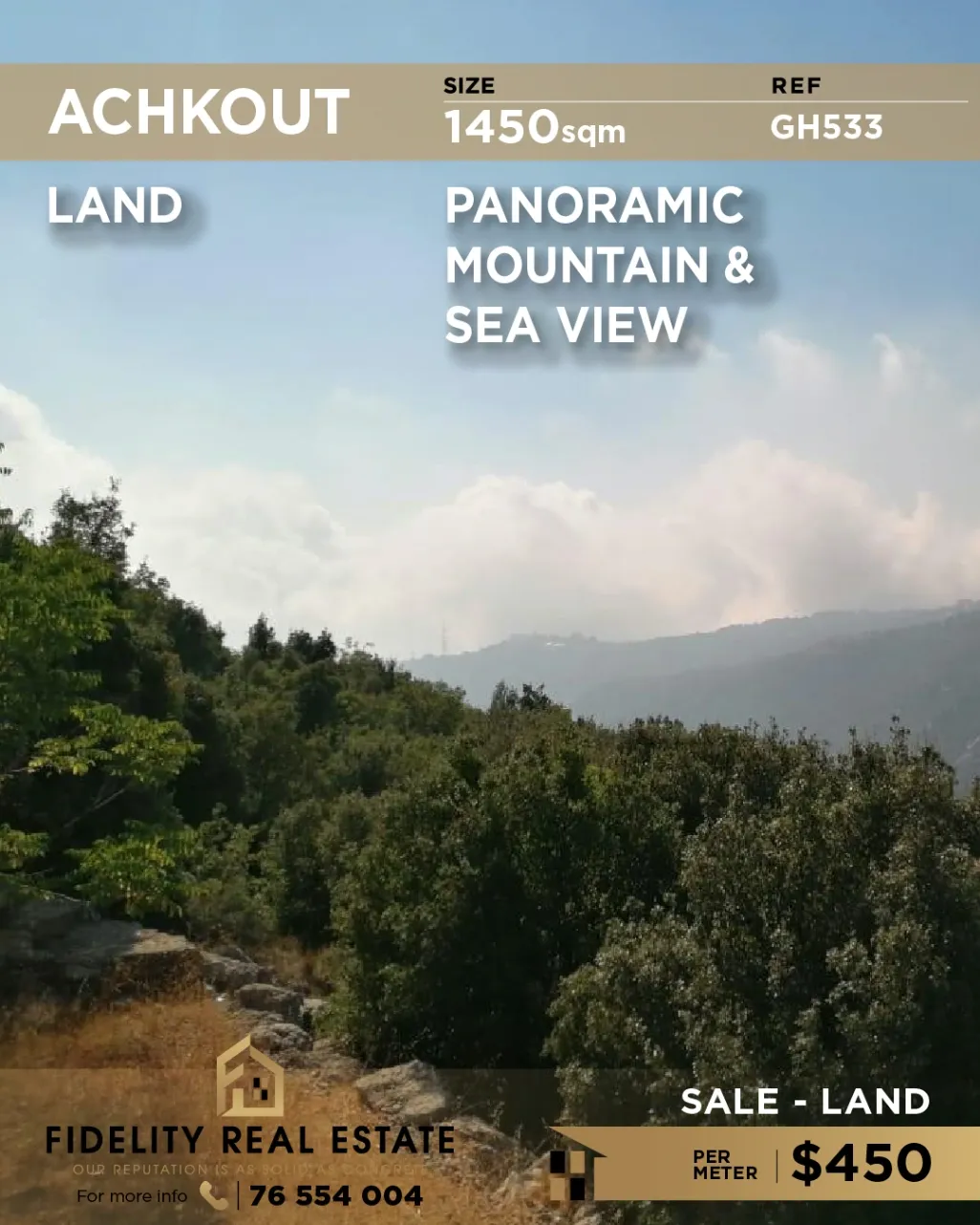 Residential Land for sale in Ashqout, Lebanon