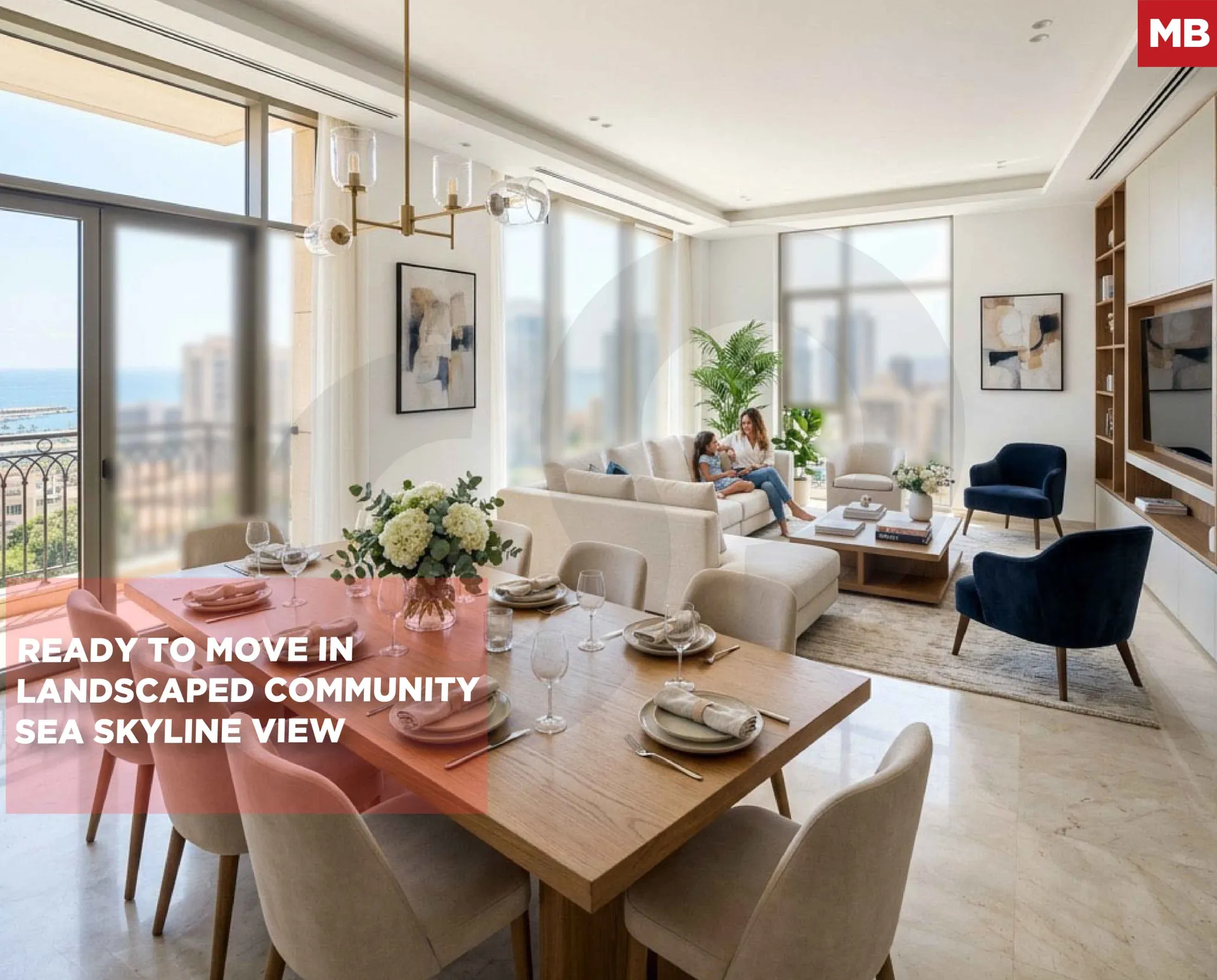 Apartment for Sale in Ramleh Al Bayda - 3 bed, 4 bath