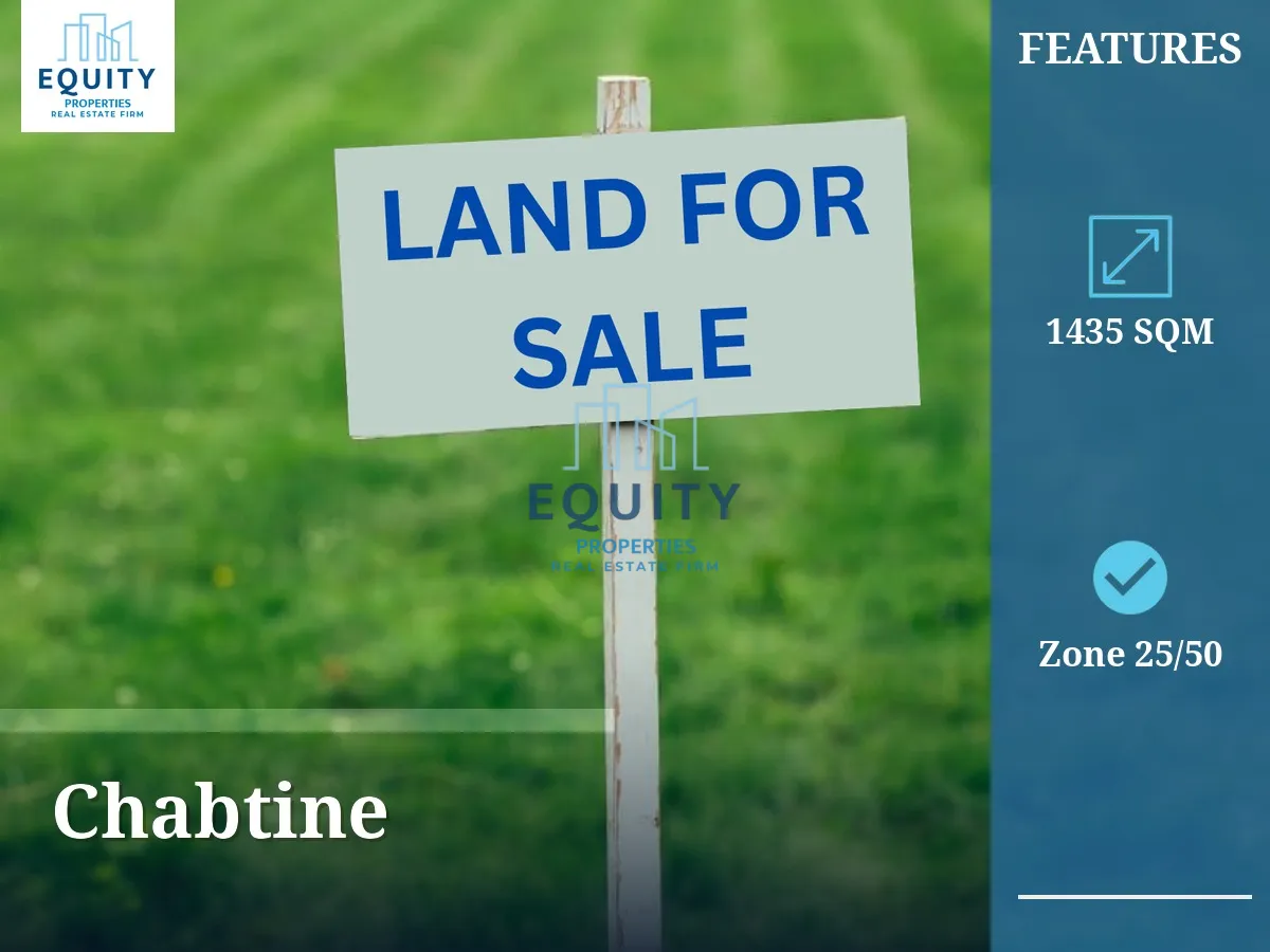 Residential Land for sale in Chabtine