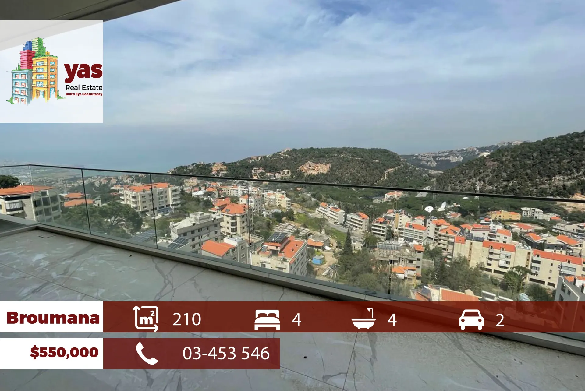 Apartment for Rent in Ajaltoun