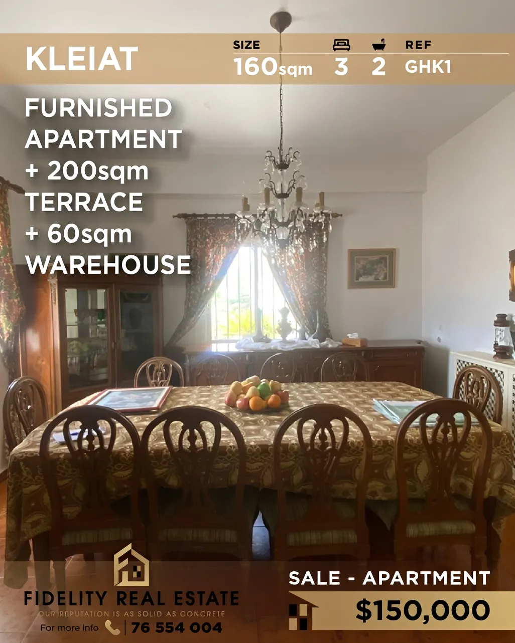 Apartment for sale in Qlayaat, Lebanon - 3 bed, 2 bath