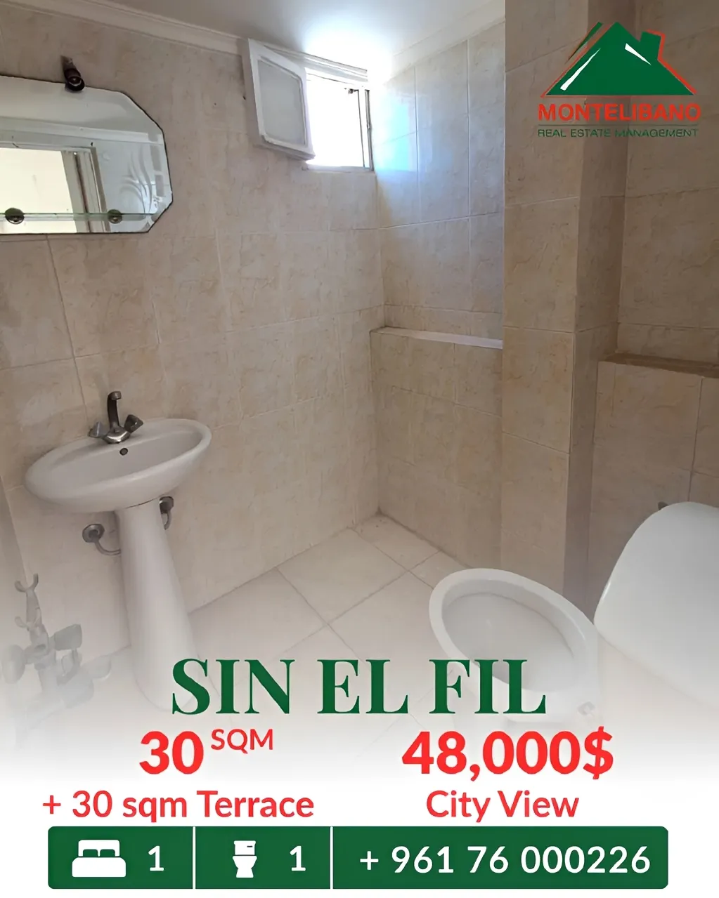 Apartment for sale in Sin El Fil, Lebanon