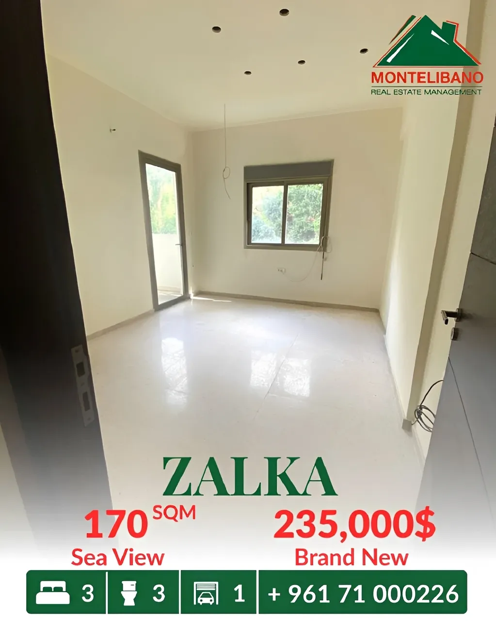 Apartment for sale in Zalqa