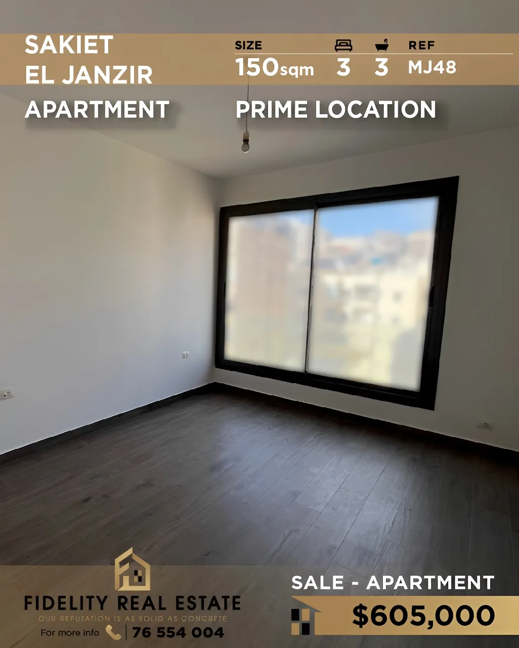 Apartment for sale in Sakiet El Janzeer, Bayrut, Lebanon - 3 bed, 3 bath