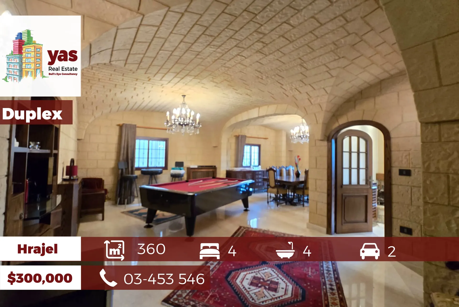 Apartment for Sale in Hrajel - 4 bed, 4 bath