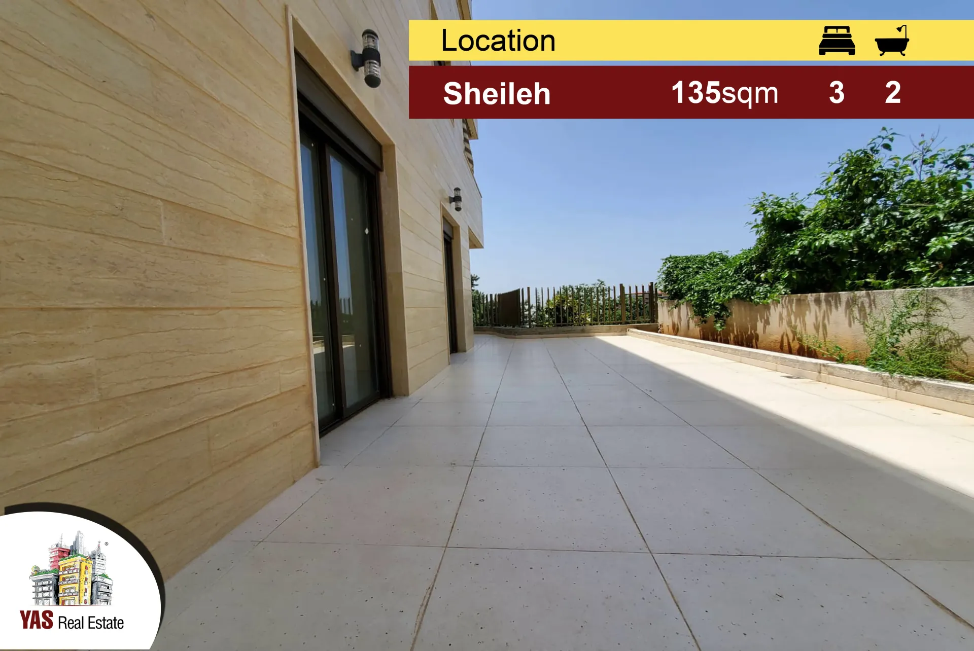 Apartment for Sale in Sehaile - 3 bed, 2 bath