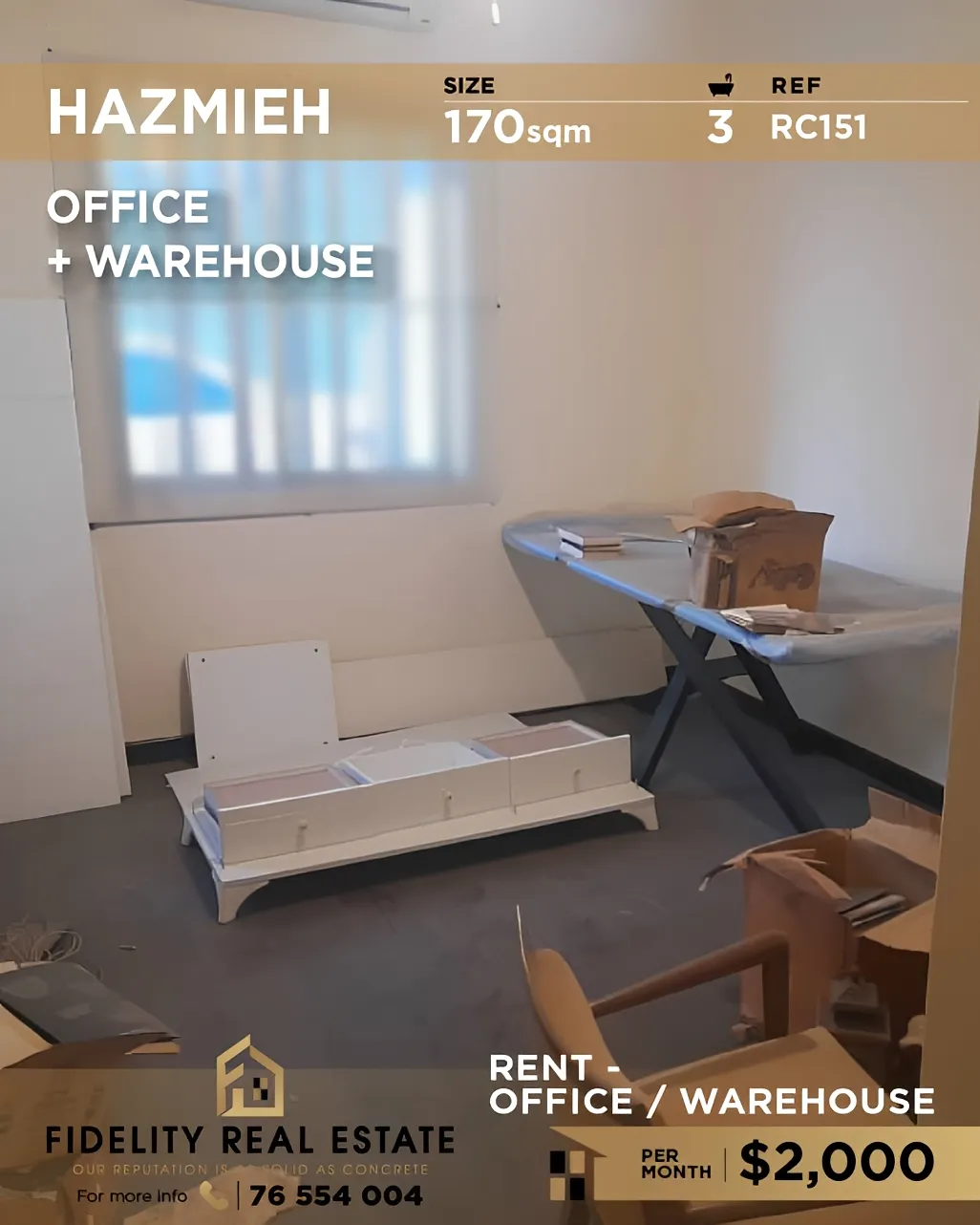 Office for rent in Hazmieh, Lebanon