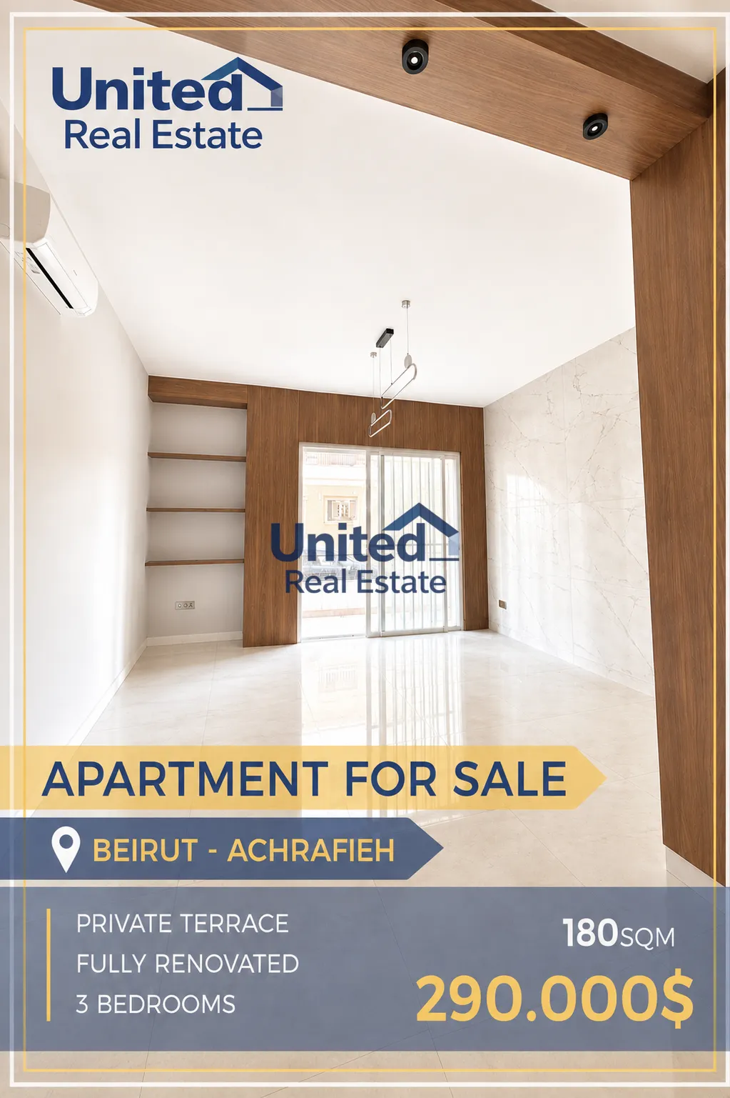 Apartment for sale in Achrafieh, beirut, lebanon