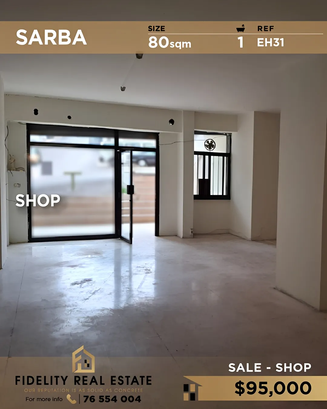 Shop for sale in Sarba, Lebanon
