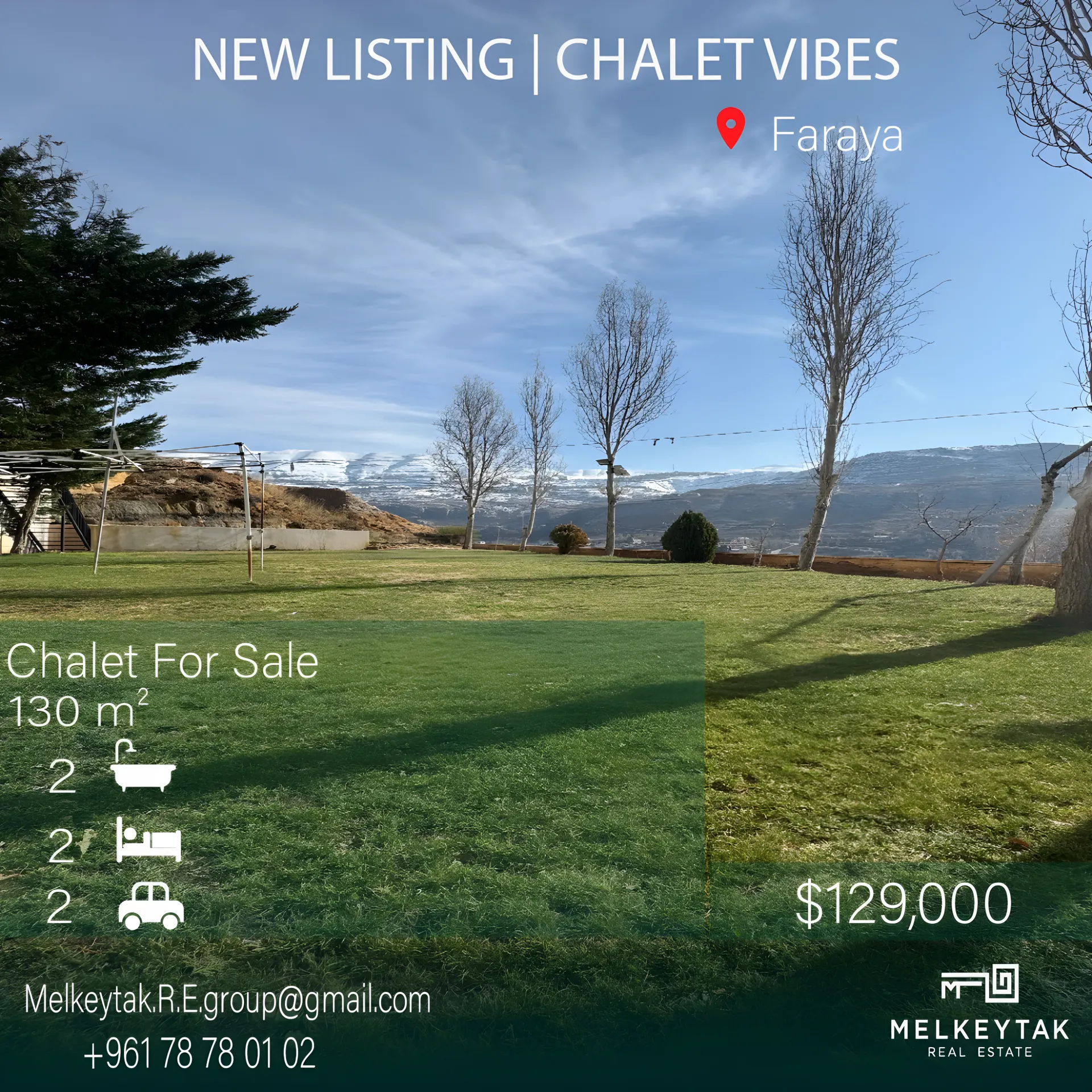 Chalet for sale in Faraiya, Lebanon