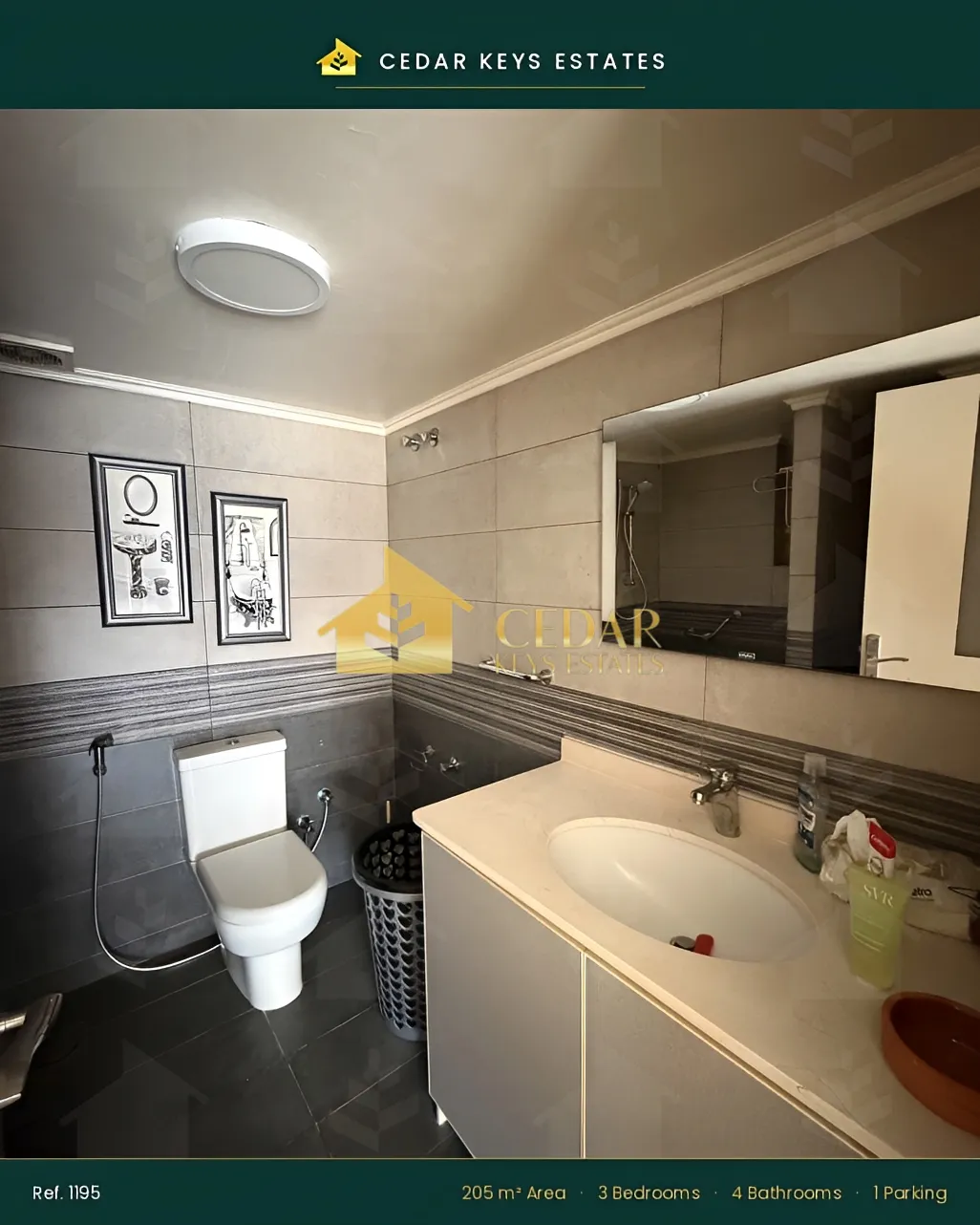 Apartment for sale in Al Zarif, Beirut, Lebanon
