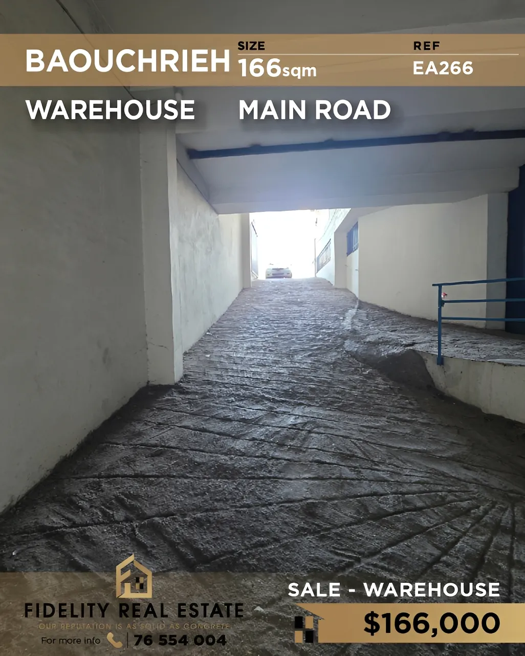Warehouse for sale in Baouchriyeh, Lebanon