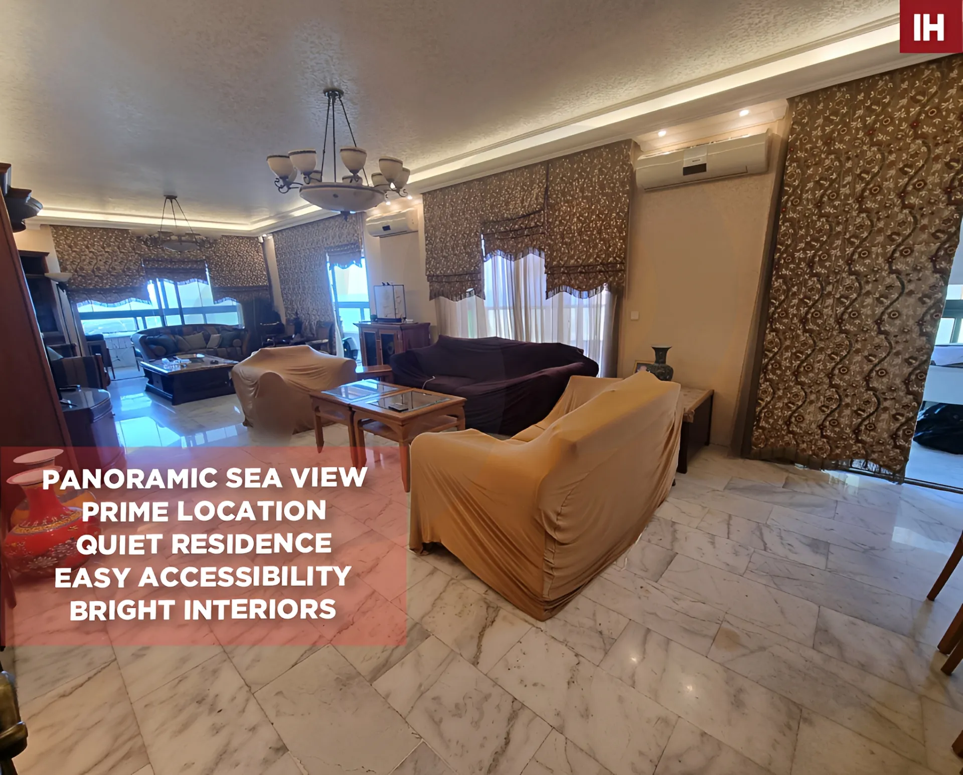 Apartment for Sale in Raoucheh - 4 bed, 5 bath