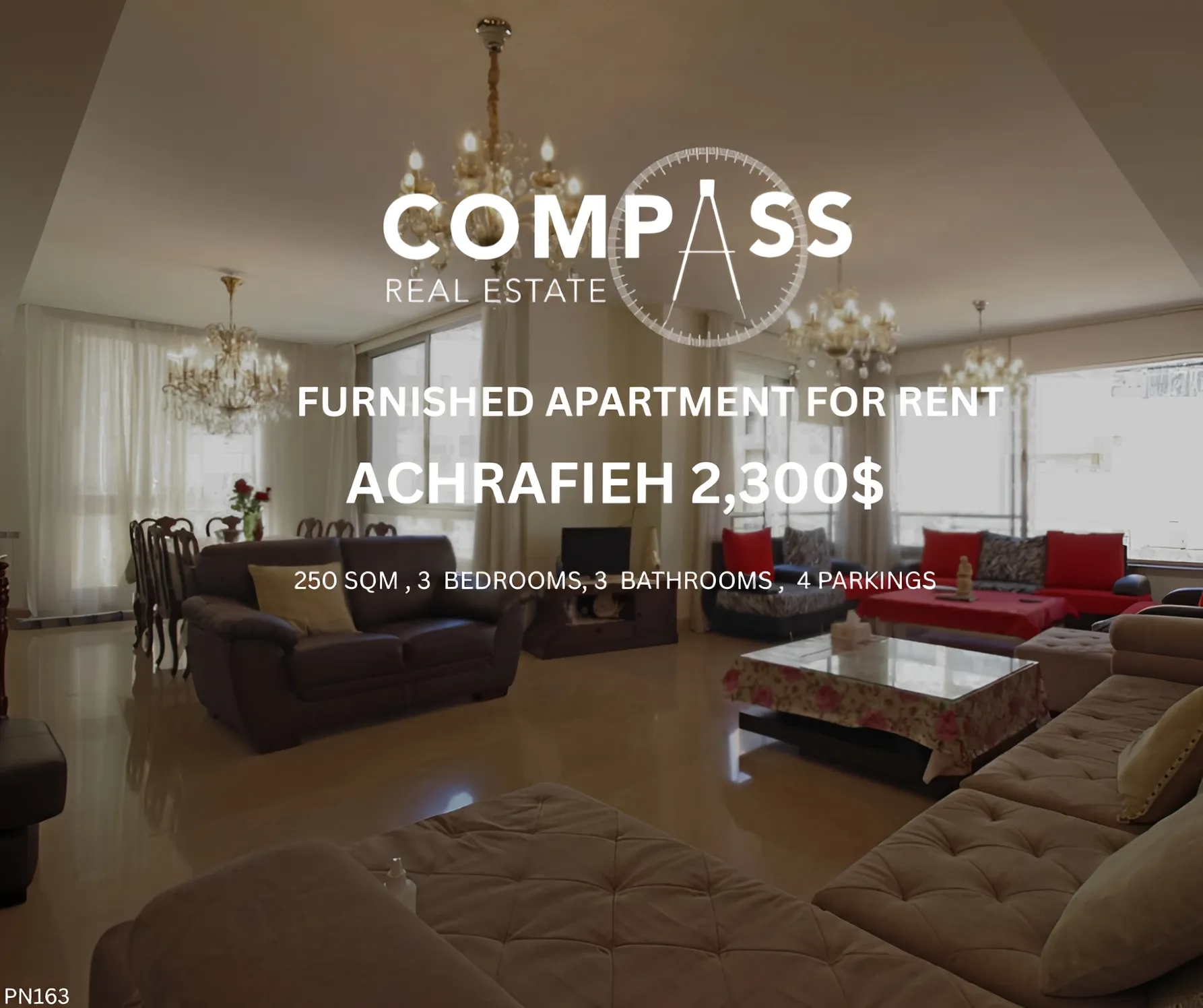 Apartment for Rent in Achrafieh, Beirut, Lebanon