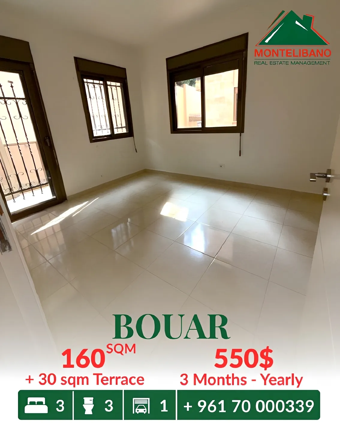 Apartment for rent in Bouar