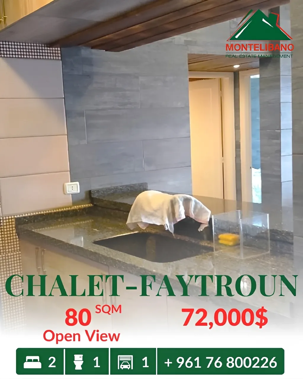 Apartment for sale in Faitroun, Lebanon