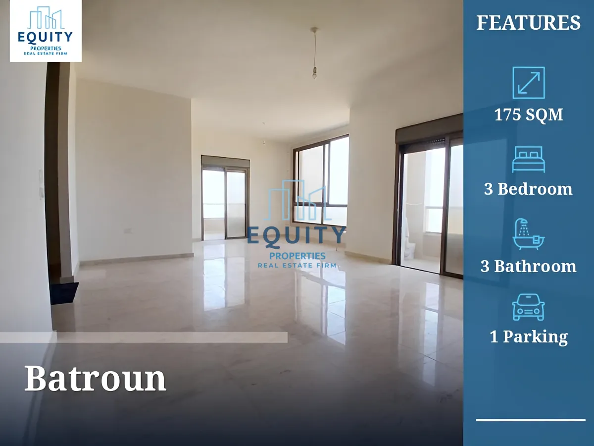 Apartment for rent in Batroun
