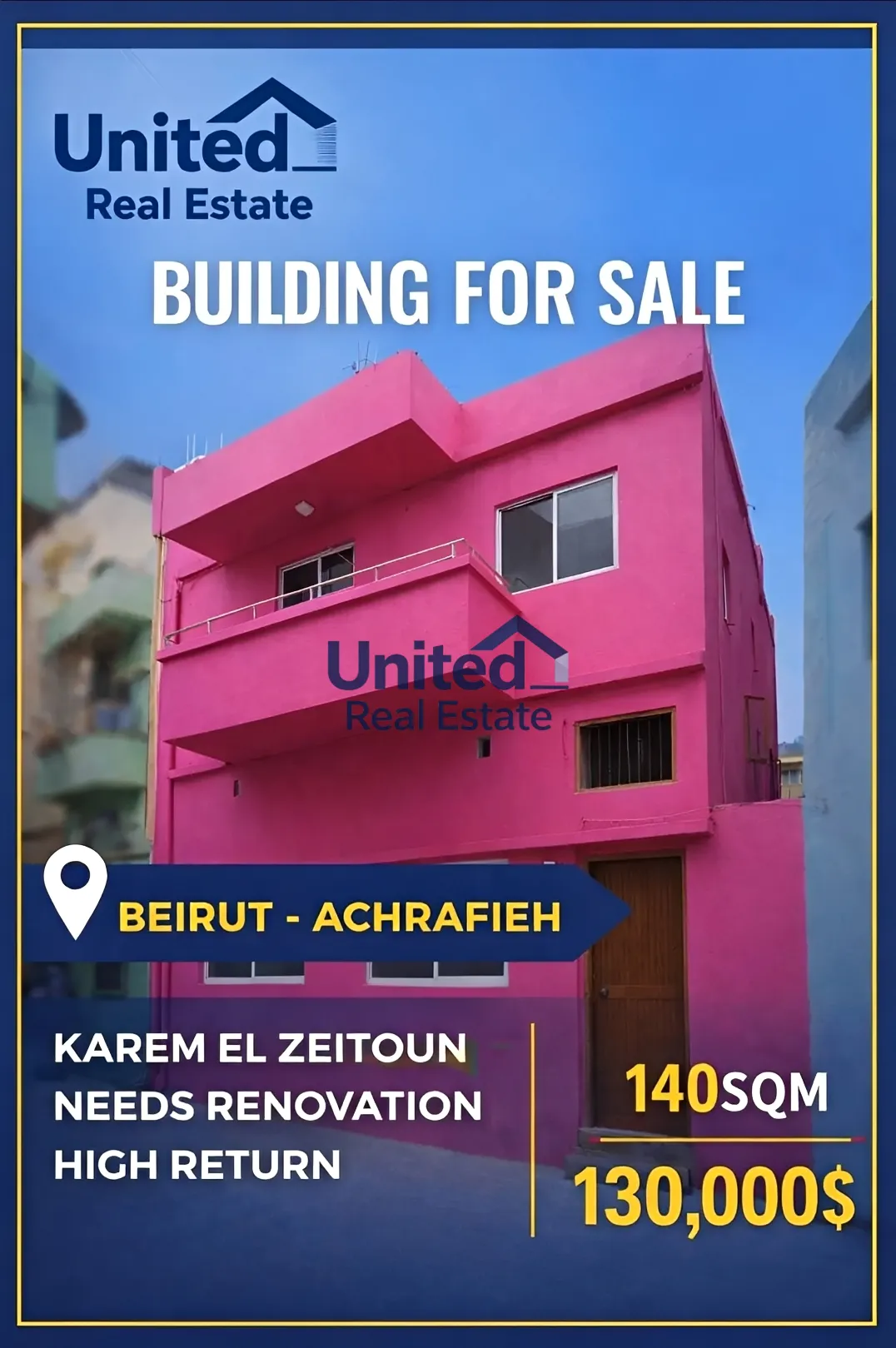 Residential for sale in Achrafieh, beirut, lebanon