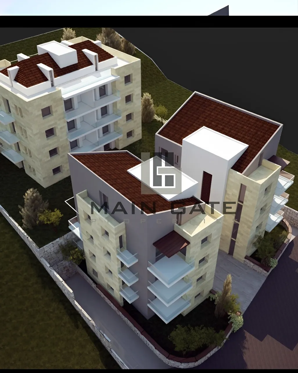 Apartment for sale in Ballouneh, Lebanon - 2 bed, 3 bath