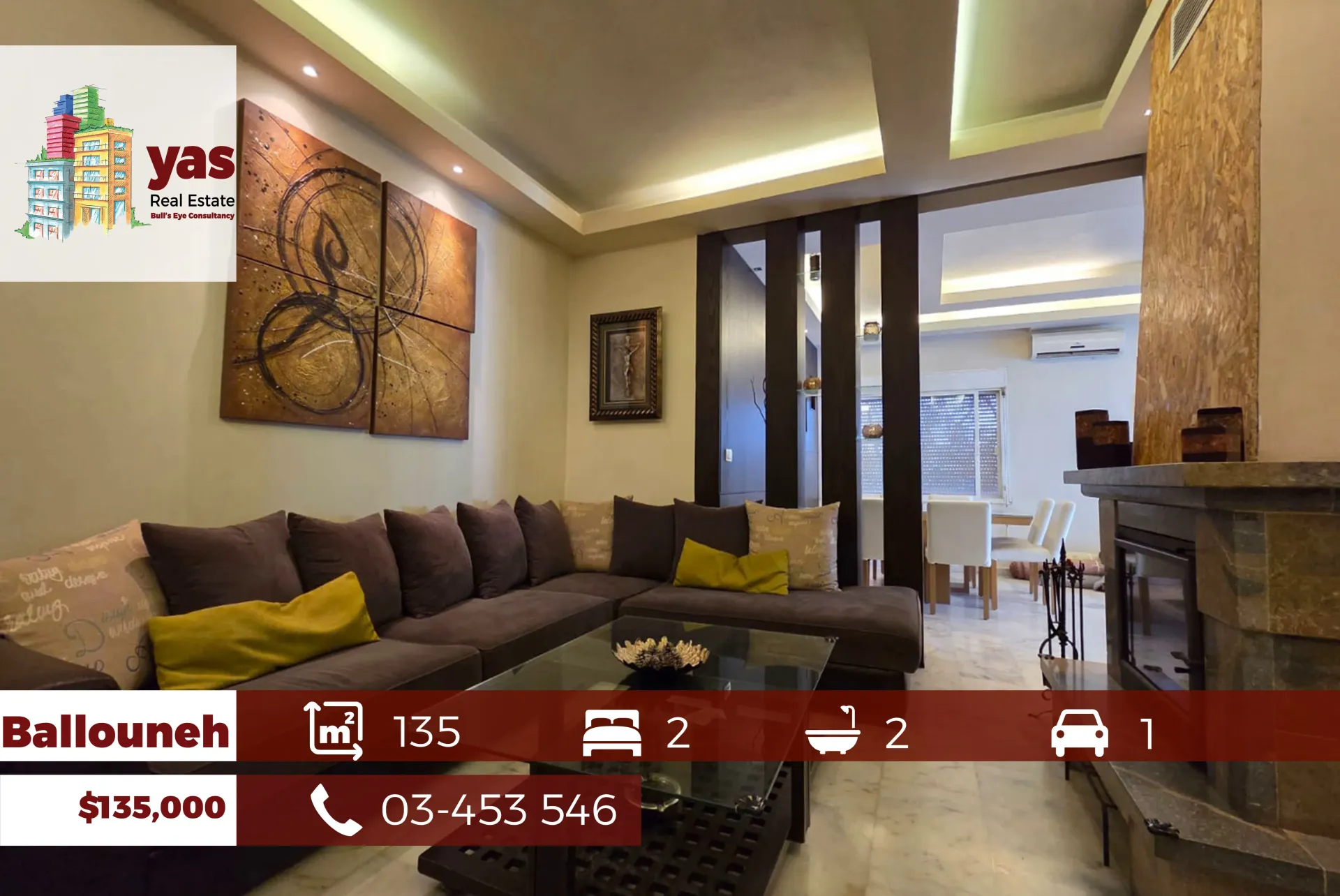 Apartment for Sale in Ballouneh