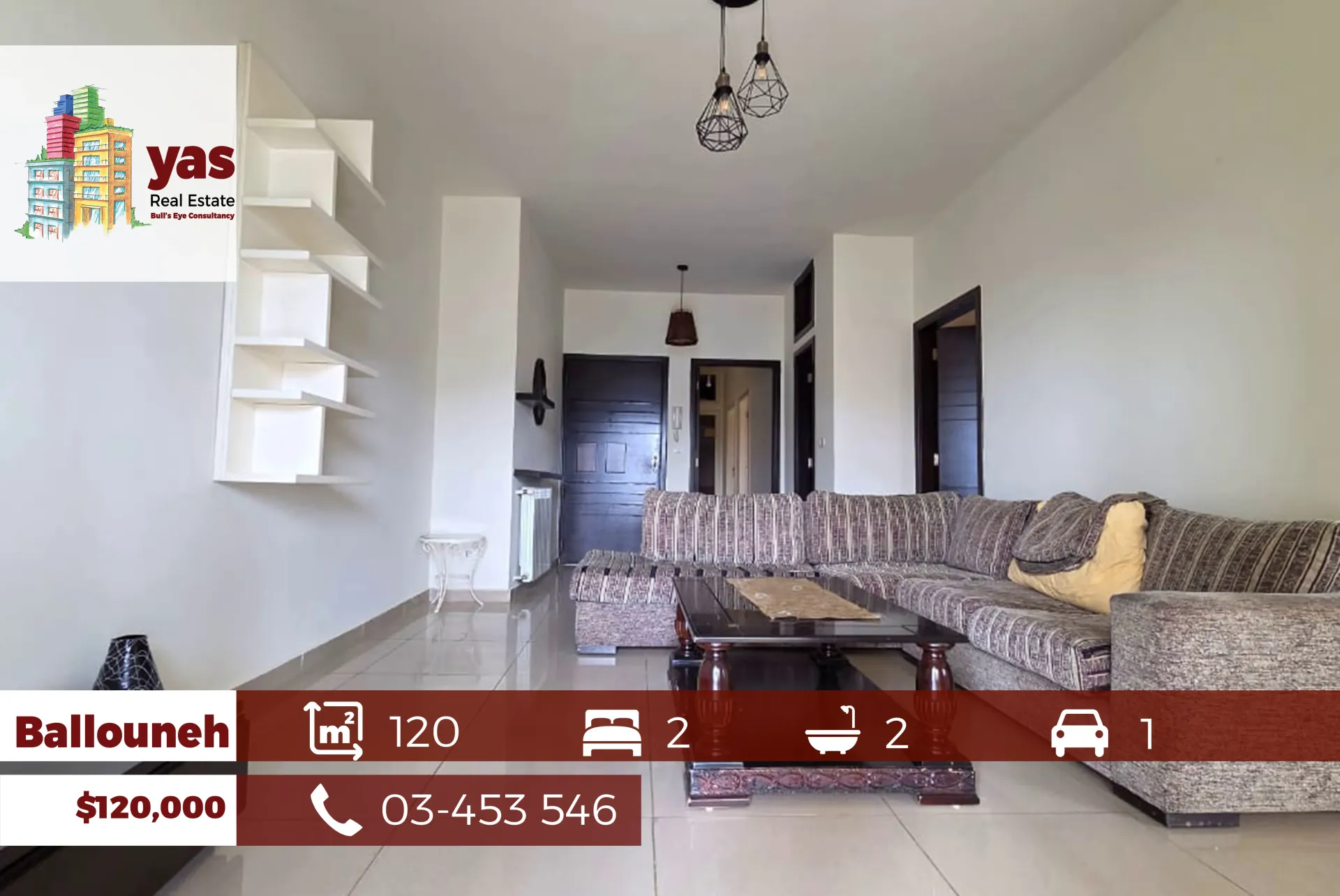 Apartment for Sale in Ballouneh