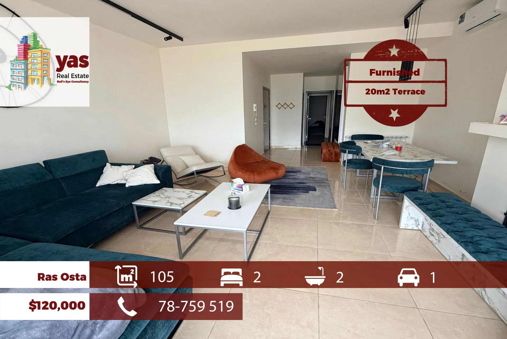 Apartment for Sale in Ras Usta
