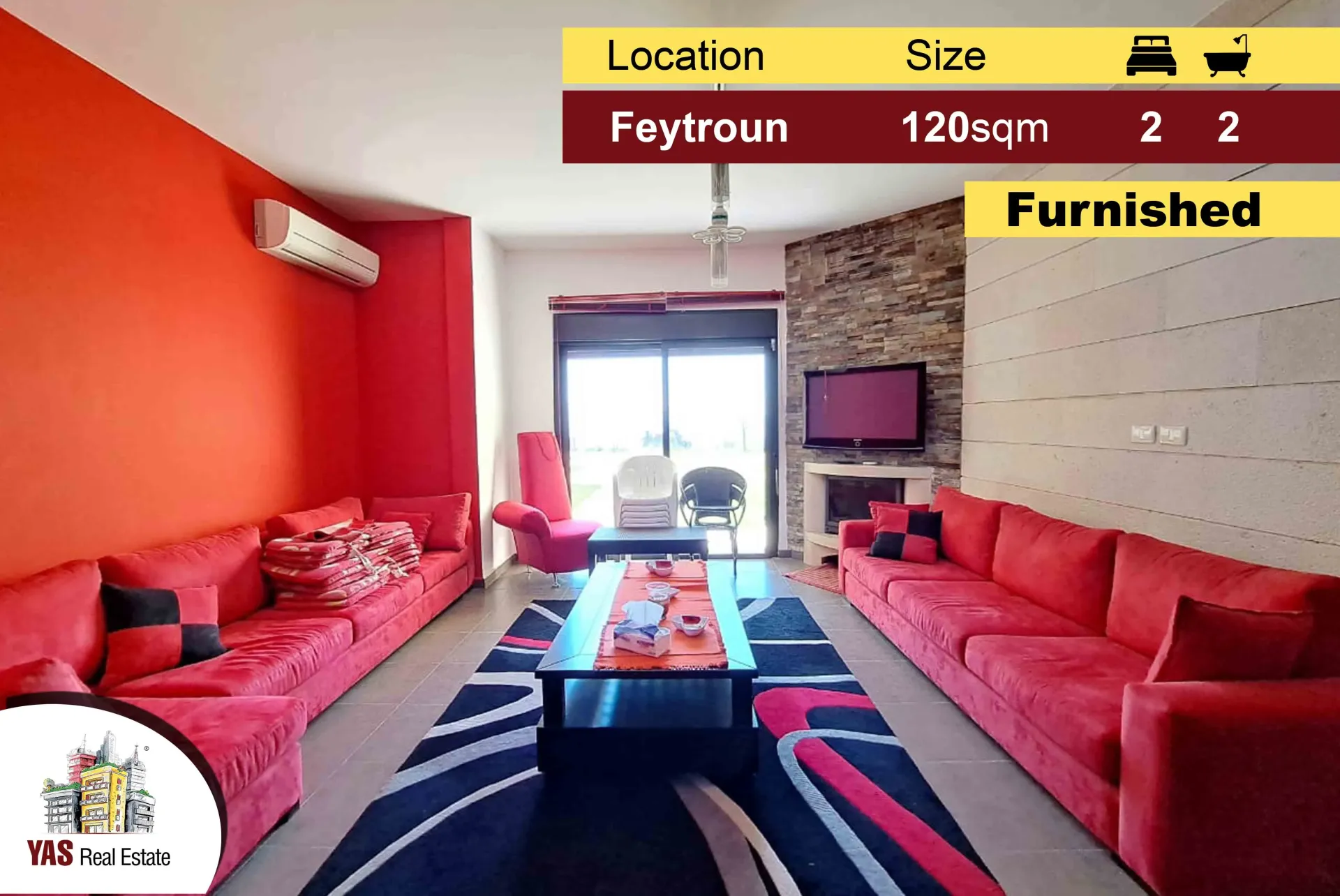 Apartment for Sale in Faytroun - 2 bed, 2 bath