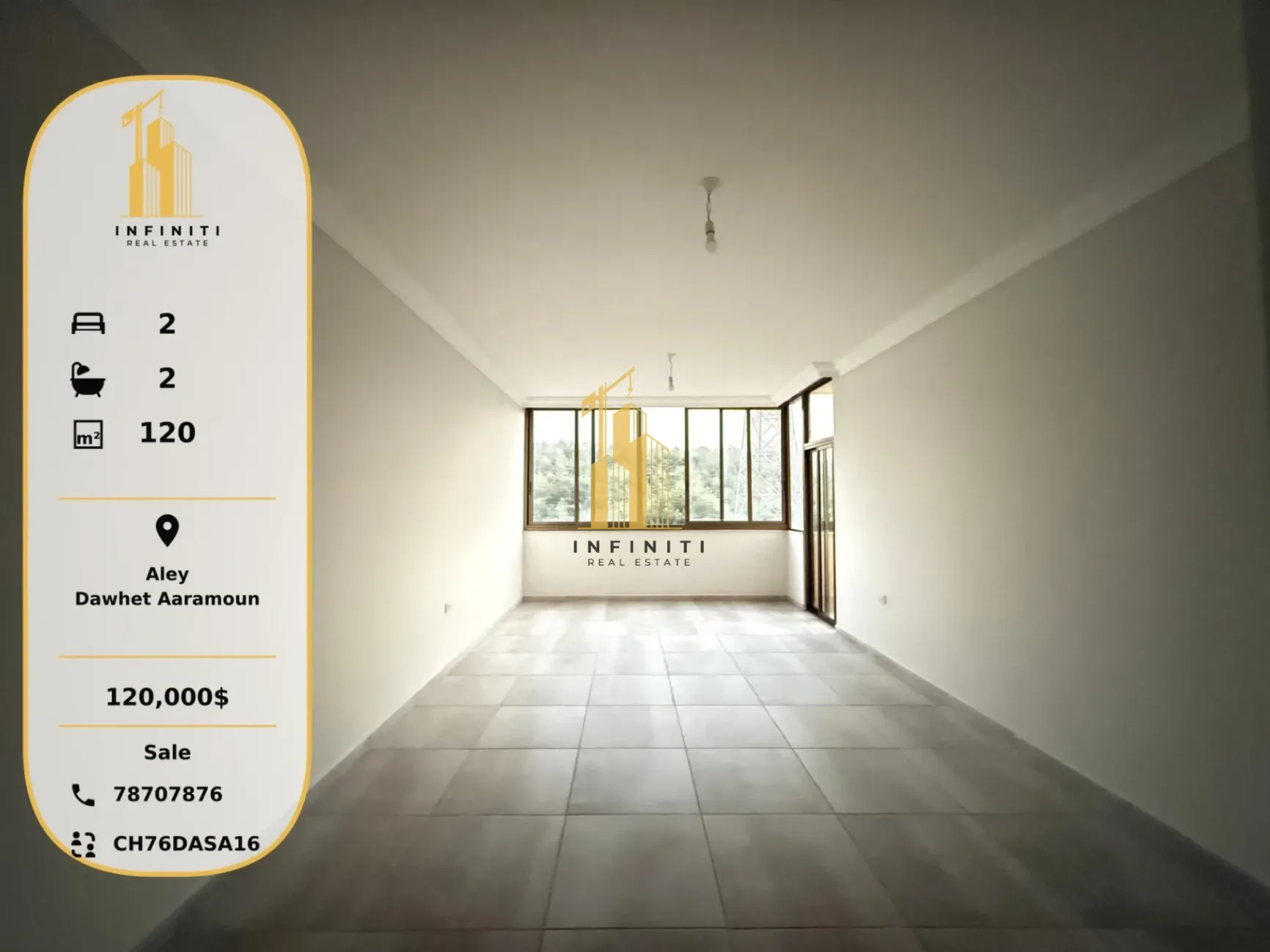 Apartment for sale in Dawhet Aramoun, Lebanon - 2 bed, 2 bath