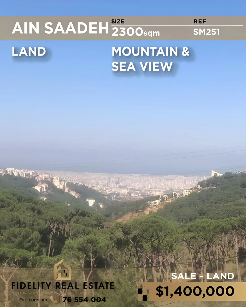 Residential Land for sale in Ain Saadeh, Lebanon