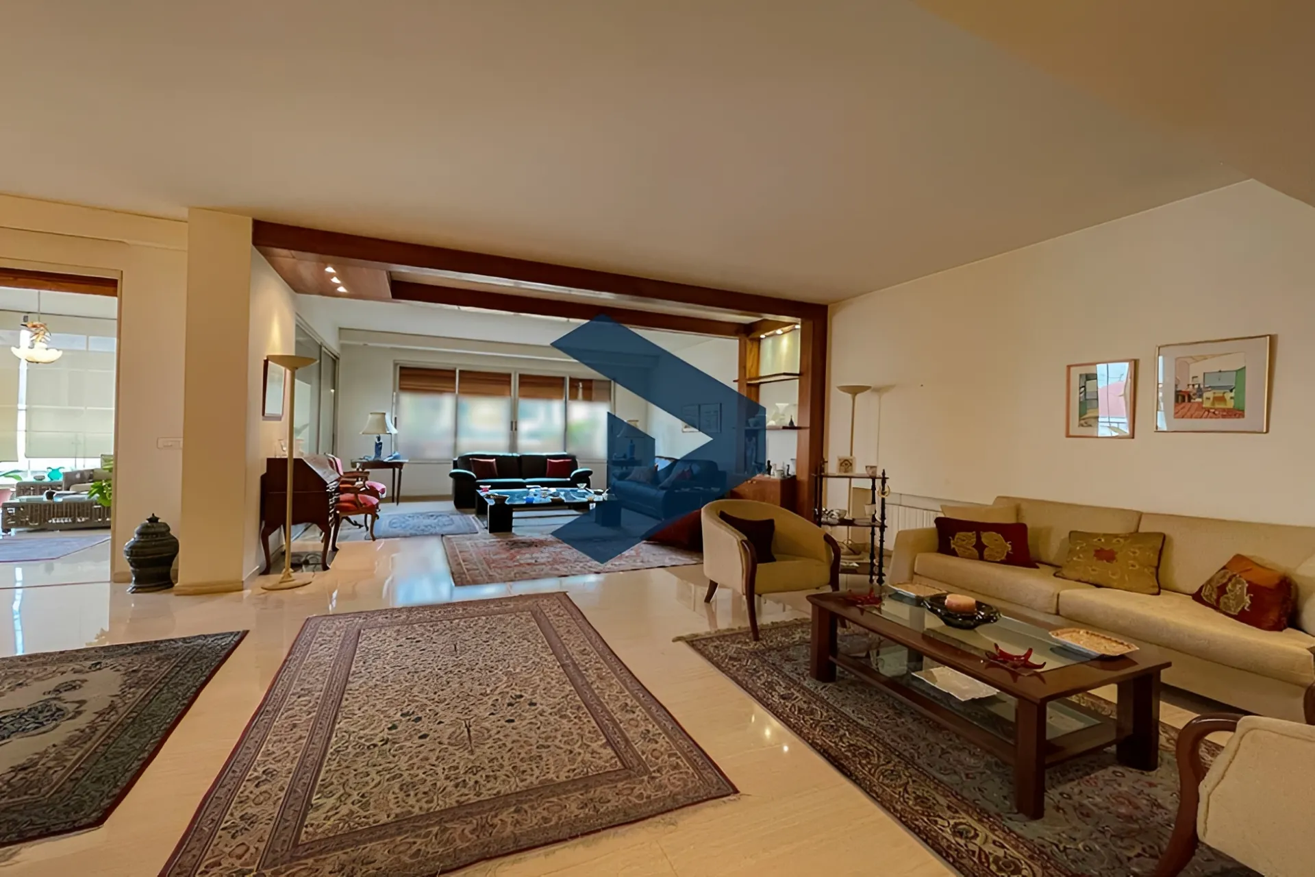 Apartment for rent in Caree d'or, Achrafieh, Lebanon - 3 bed, 5 bath