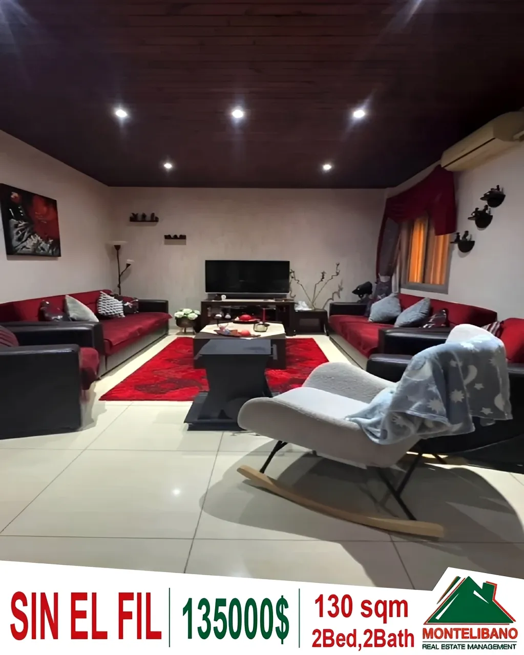 Apartment for Sale in Sin El Fil, Lebanon - 2 bed, 2 bath