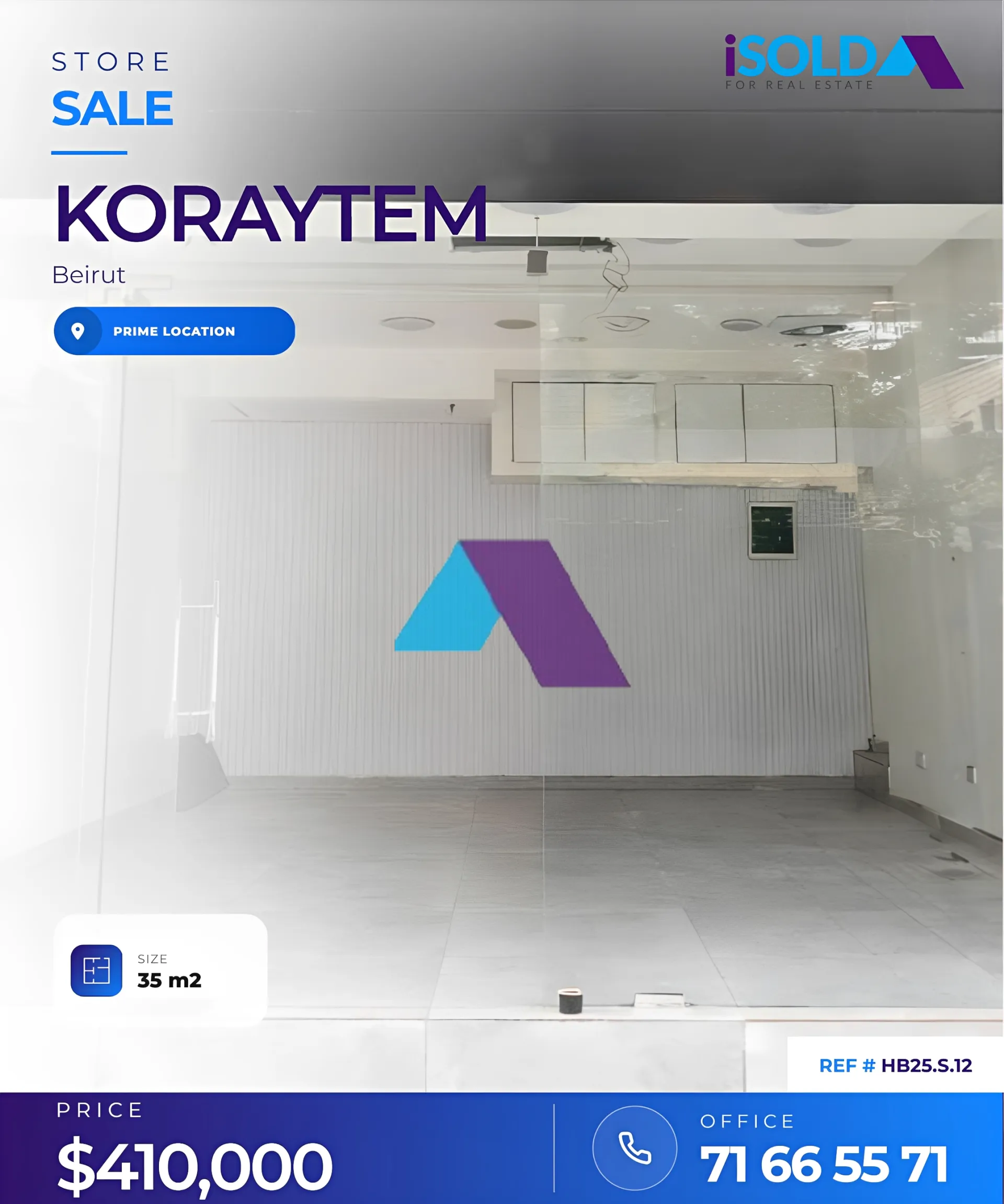 Shop for sale in Kraytem, Beirut, Lebanon