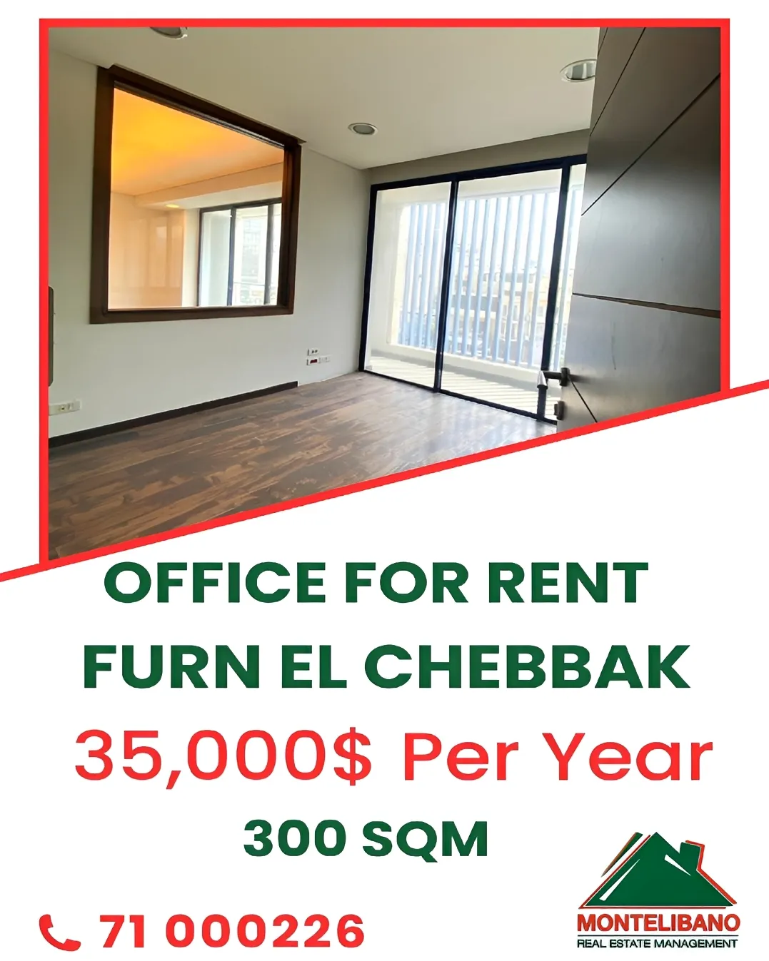 Office for rent in Forn El Chebbak, Lebanon