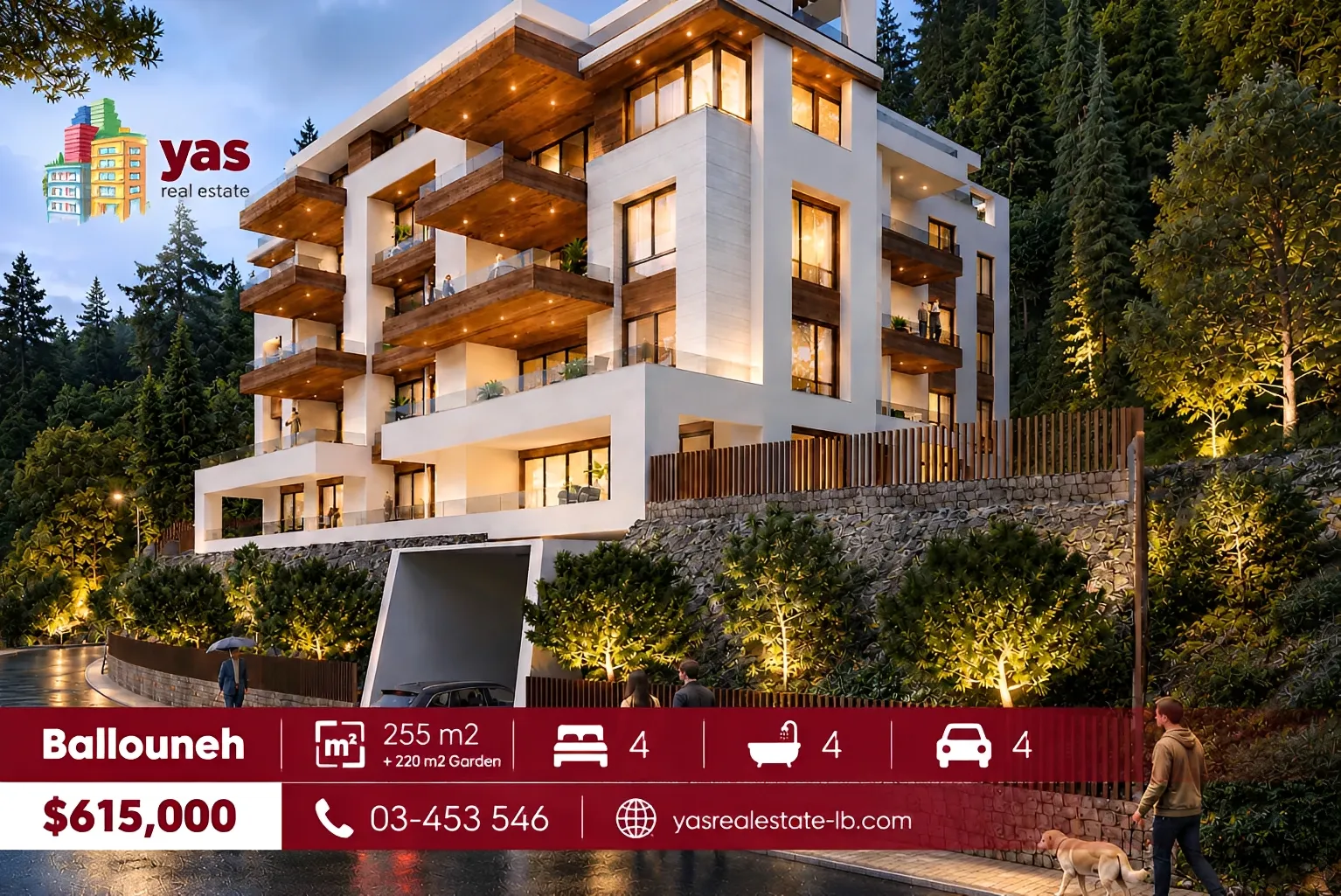 Apartment for Sale in Ballouneh